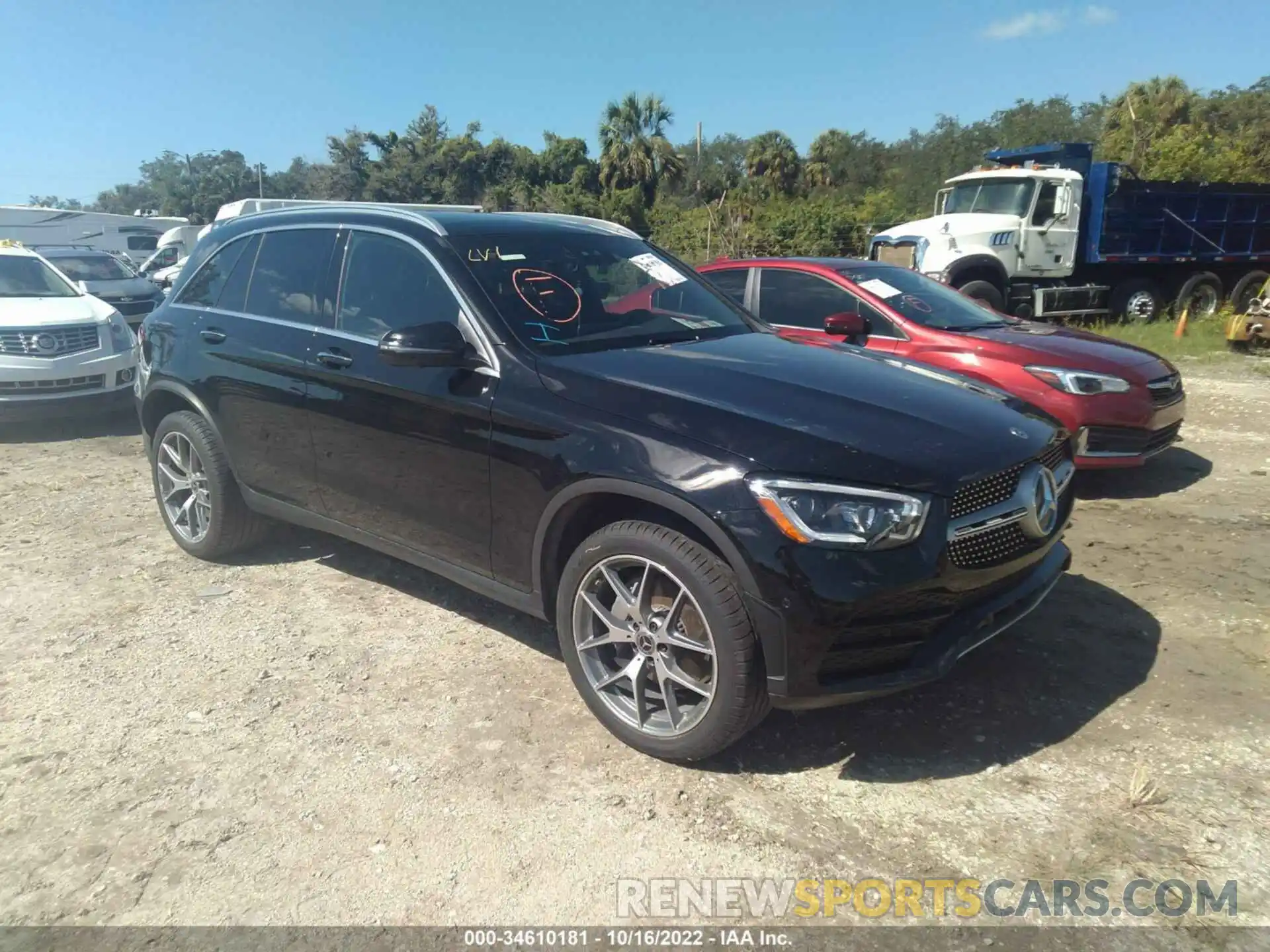 1 Photograph of a damaged car W1N0G8DB5MF893946 MERCEDES-BENZ GLC 2021