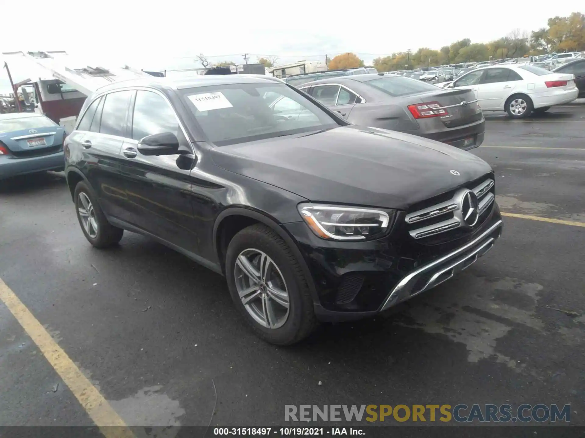 1 Photograph of a damaged car W1N0G8DB5MF911765 MERCEDES-BENZ GLC 2021