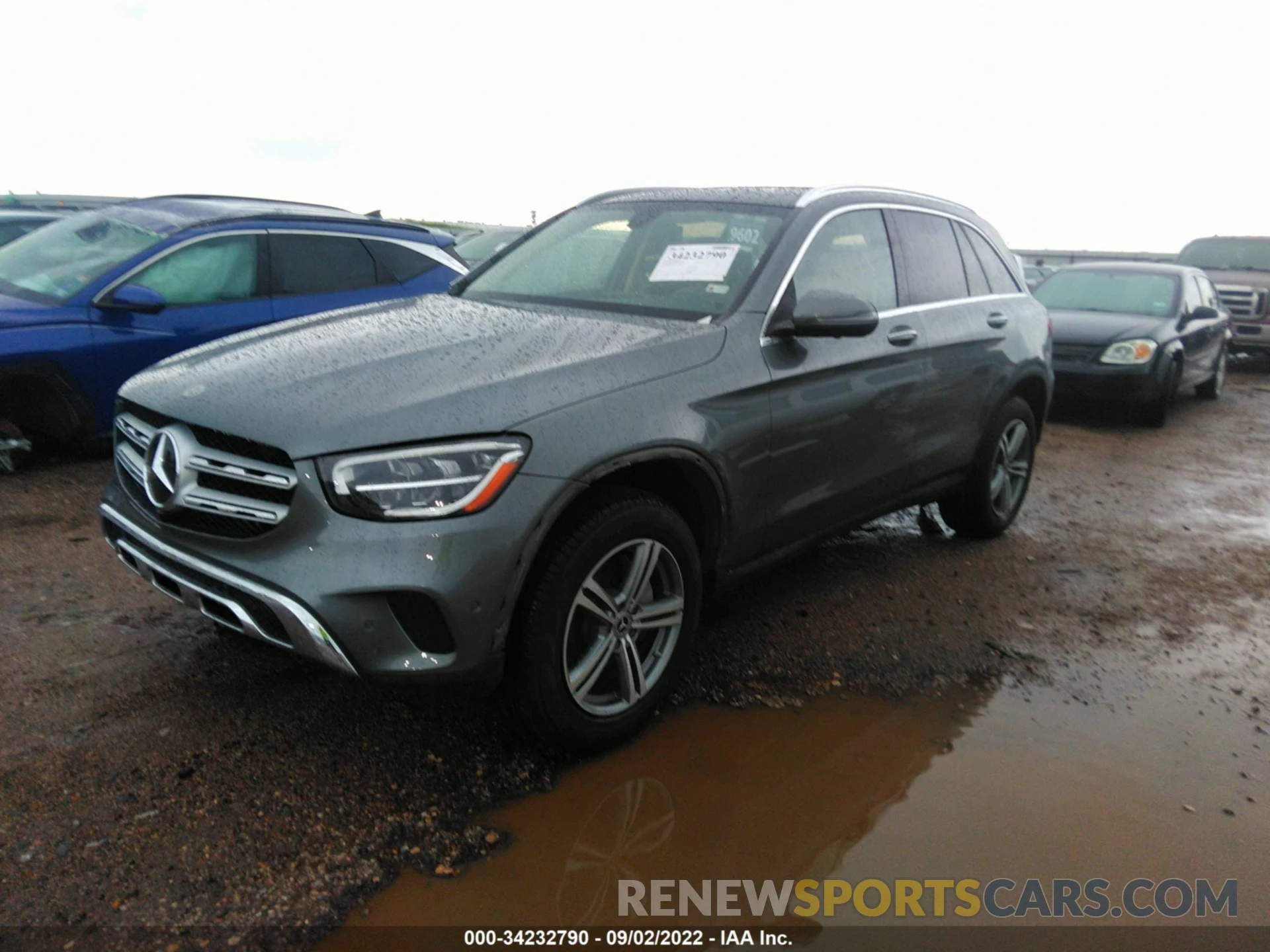 2 Photograph of a damaged car W1N0G8DB5MV272860 MERCEDES-BENZ GLC 2021