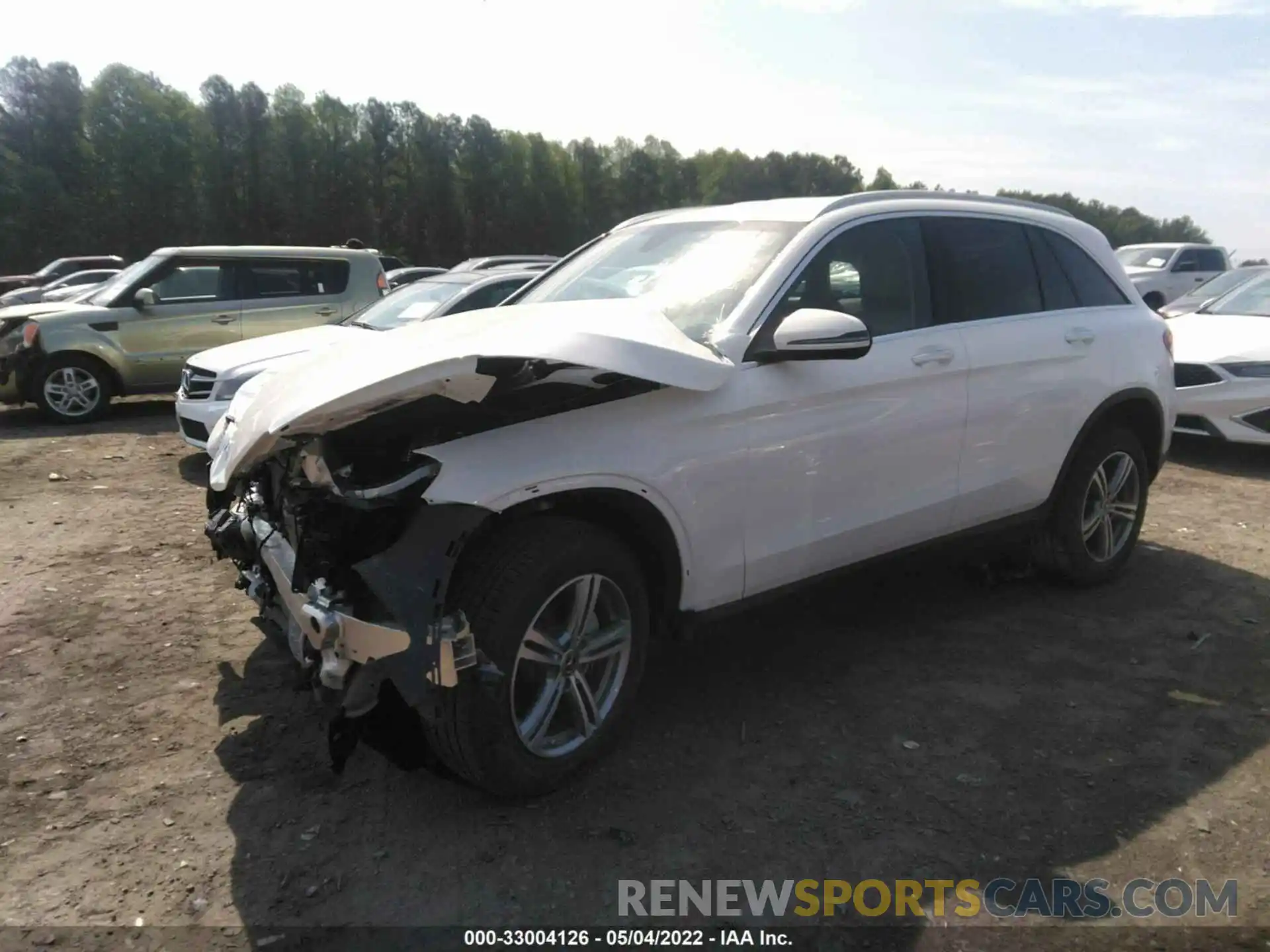 2 Photograph of a damaged car W1N0G8DB5MV323242 MERCEDES-BENZ GLC 2021