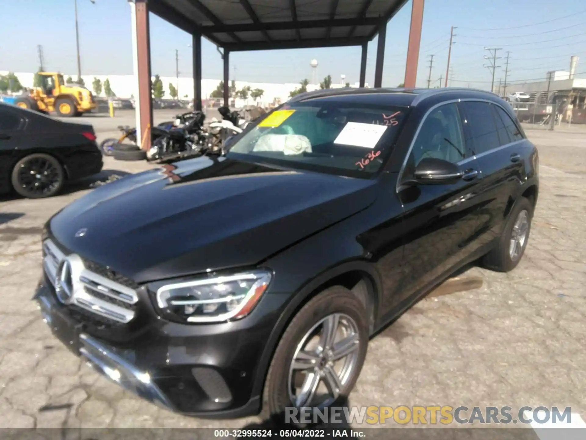 2 Photograph of a damaged car W1N0G8DB9MF877636 MERCEDES-BENZ GLC 2021