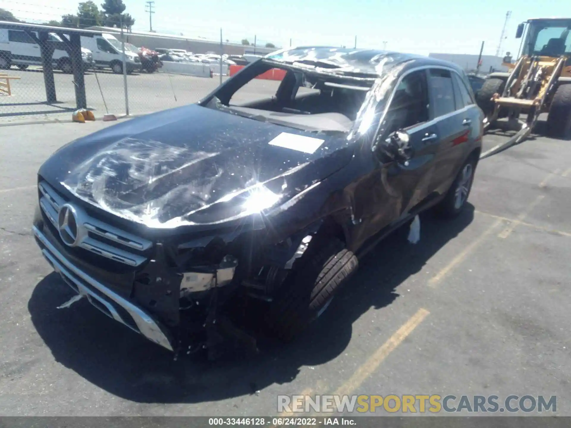 2 Photograph of a damaged car W1N0G8DBXMF876561 MERCEDES-BENZ GLC 2021