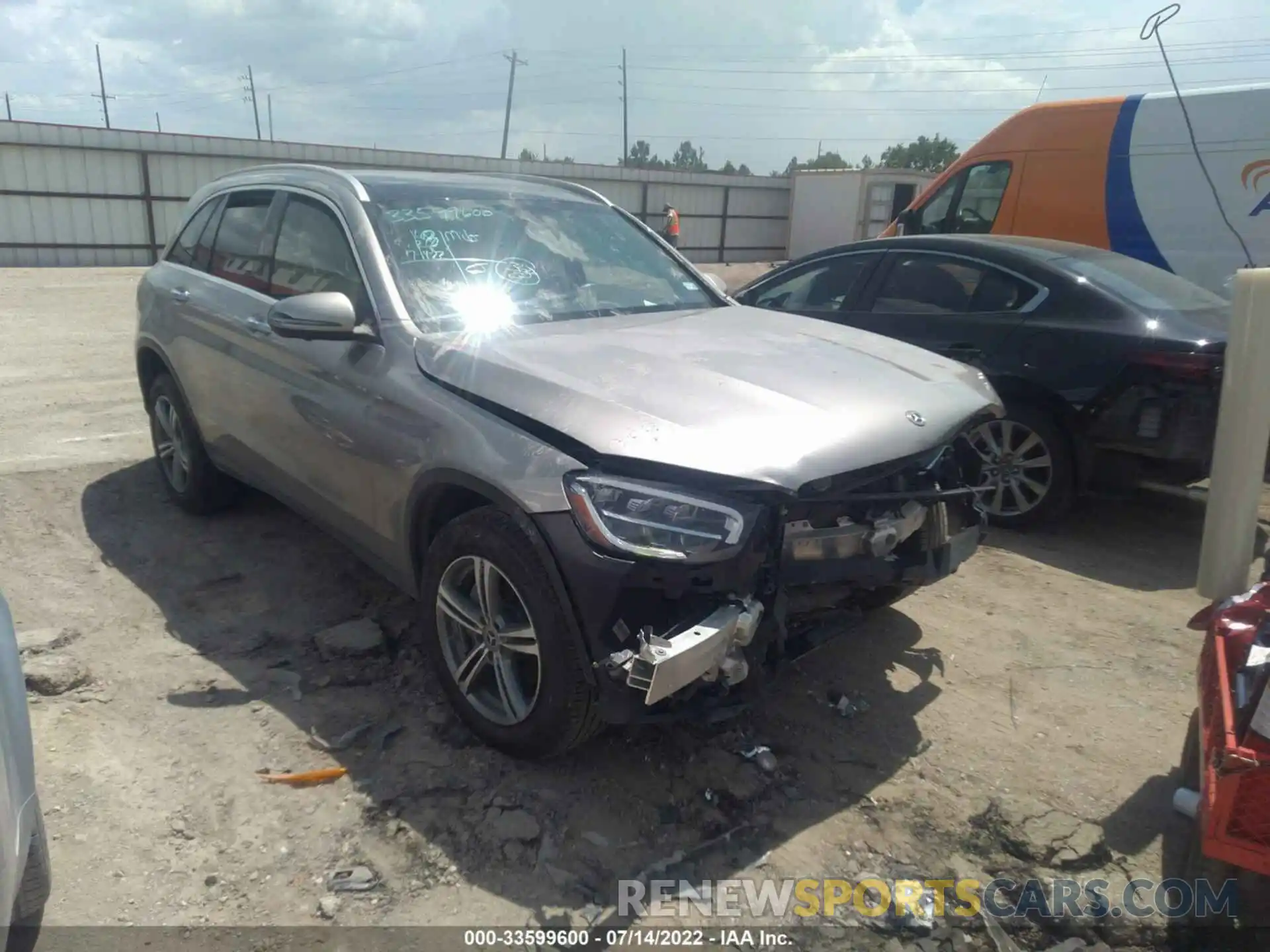 1 Photograph of a damaged car W1N0G8DBXMV264639 MERCEDES-BENZ GLC 2021