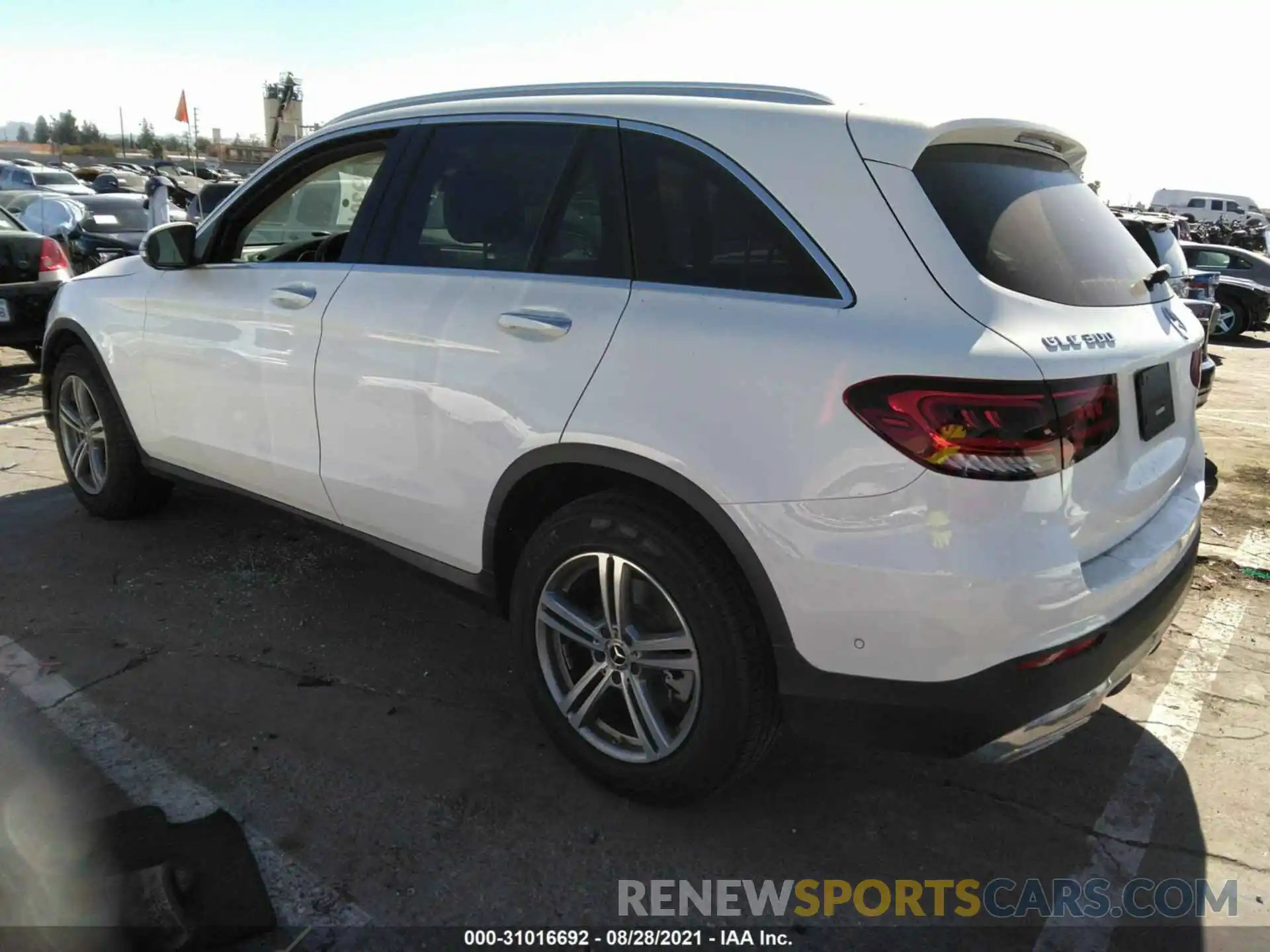 3 Photograph of a damaged car W1N0G8EB2MV274497 MERCEDES-BENZ GLC 2021