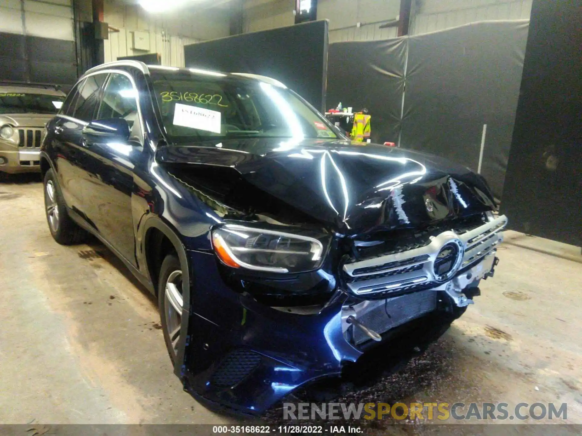 1 Photograph of a damaged car W1N0G8EB3MF878960 MERCEDES-BENZ GLC 2021