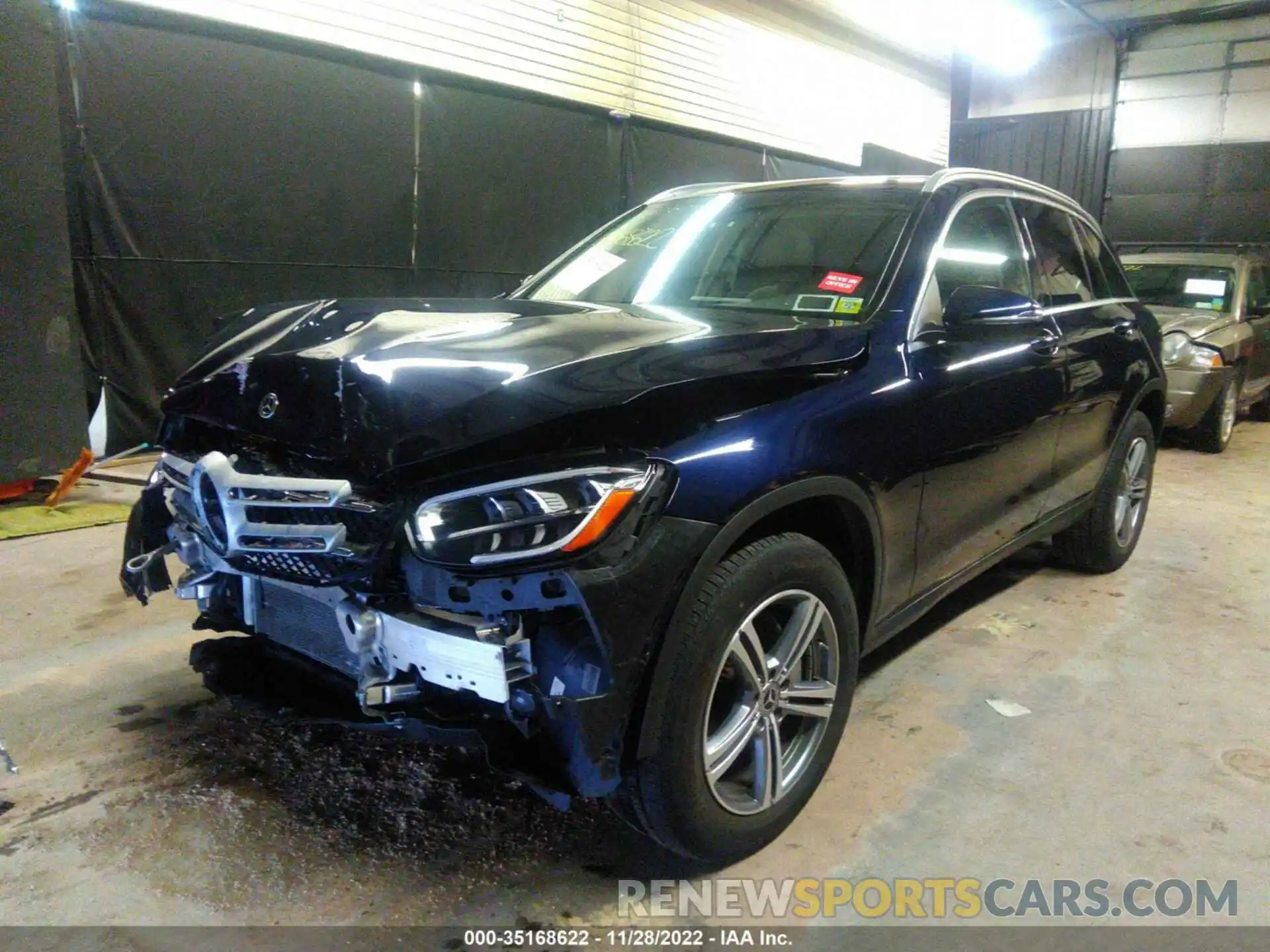 2 Photograph of a damaged car W1N0G8EB3MF878960 MERCEDES-BENZ GLC 2021