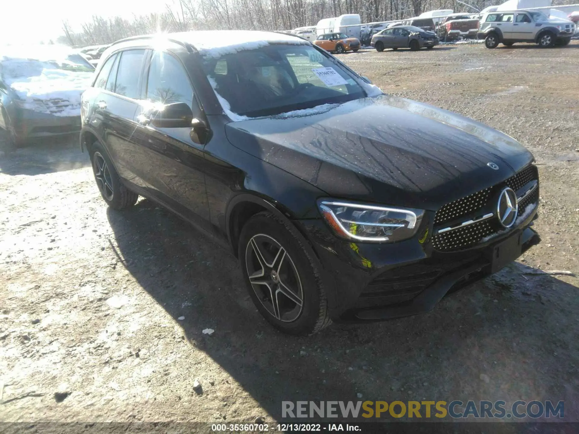 1 Photograph of a damaged car W1N0G8EB6MF885305 MERCEDES-BENZ GLC 2021