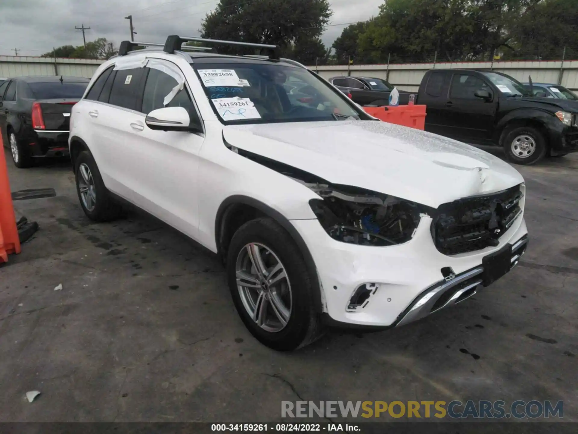 1 Photograph of a damaged car W1N0G8EB6MF958592 MERCEDES-BENZ GLC 2021