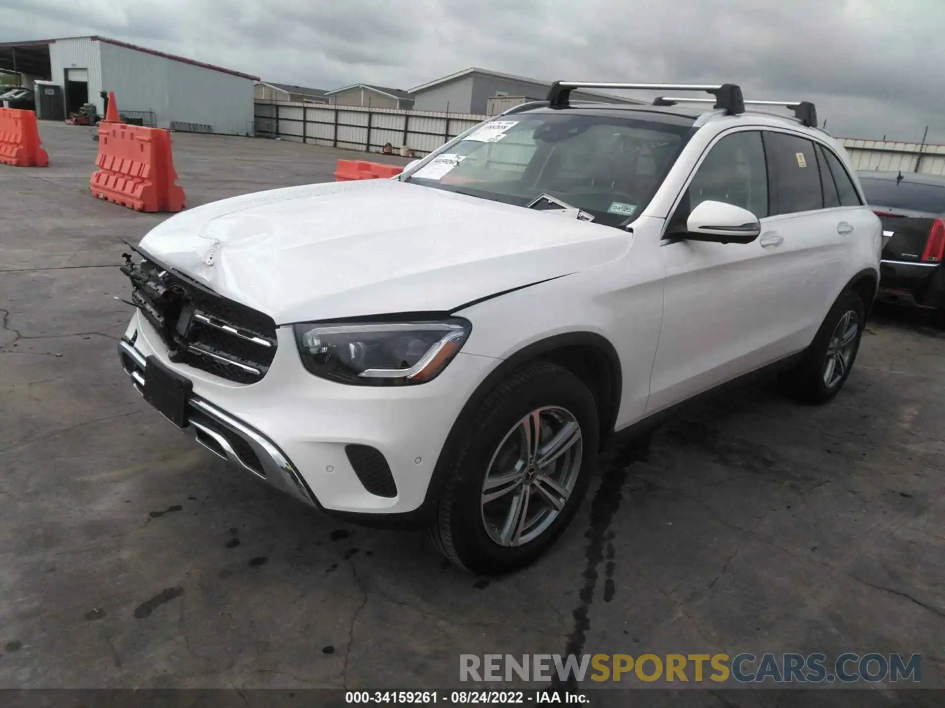 2 Photograph of a damaged car W1N0G8EB6MF958592 MERCEDES-BENZ GLC 2021