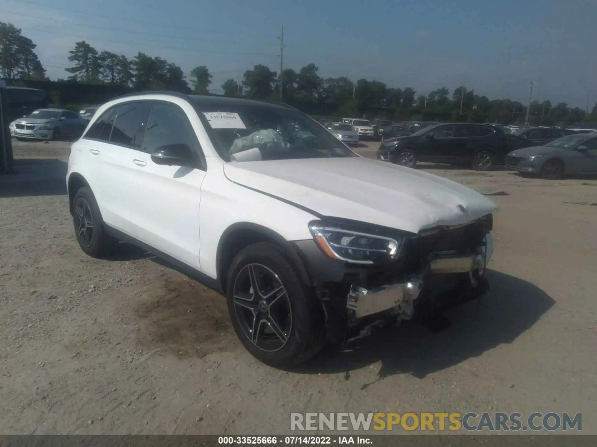 1 Photograph of a damaged car W1N0G8EB6MV275510 MERCEDES-BENZ GLC 2021