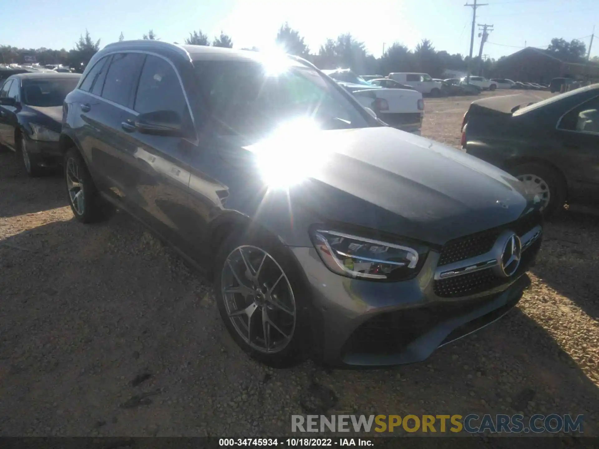 1 Photograph of a damaged car W1N0G8EB7MF882056 MERCEDES-BENZ GLC 2021