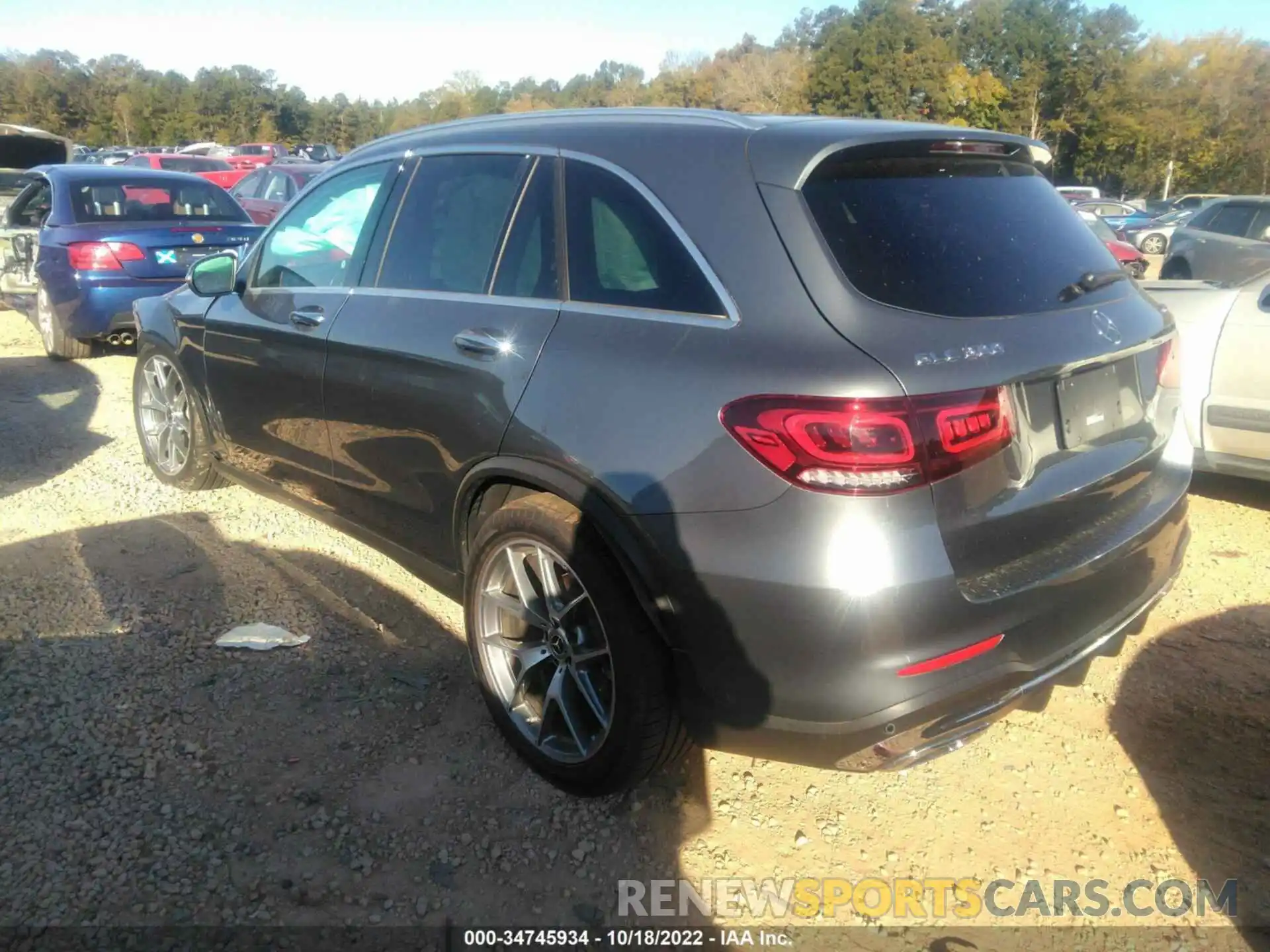 3 Photograph of a damaged car W1N0G8EB7MF882056 MERCEDES-BENZ GLC 2021