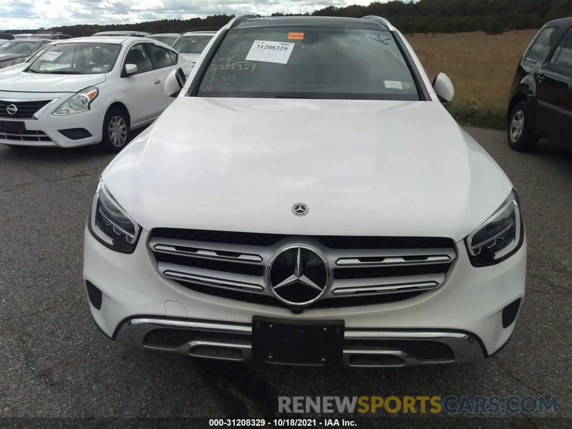 6 Photograph of a damaged car W1N0G8EB8MF884642 MERCEDES-BENZ GLC 2021