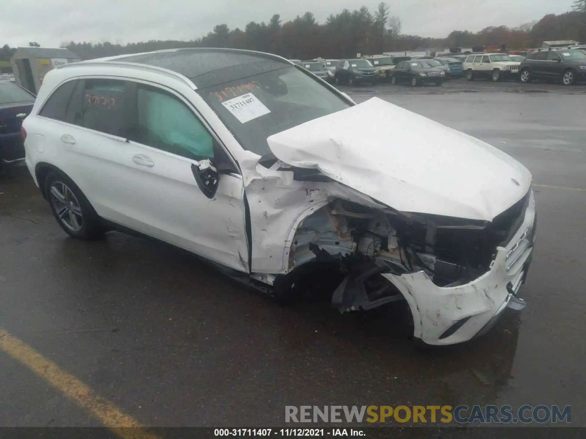 1 Photograph of a damaged car W1N0G8EB9MF975676 MERCEDES-BENZ GLC 2021