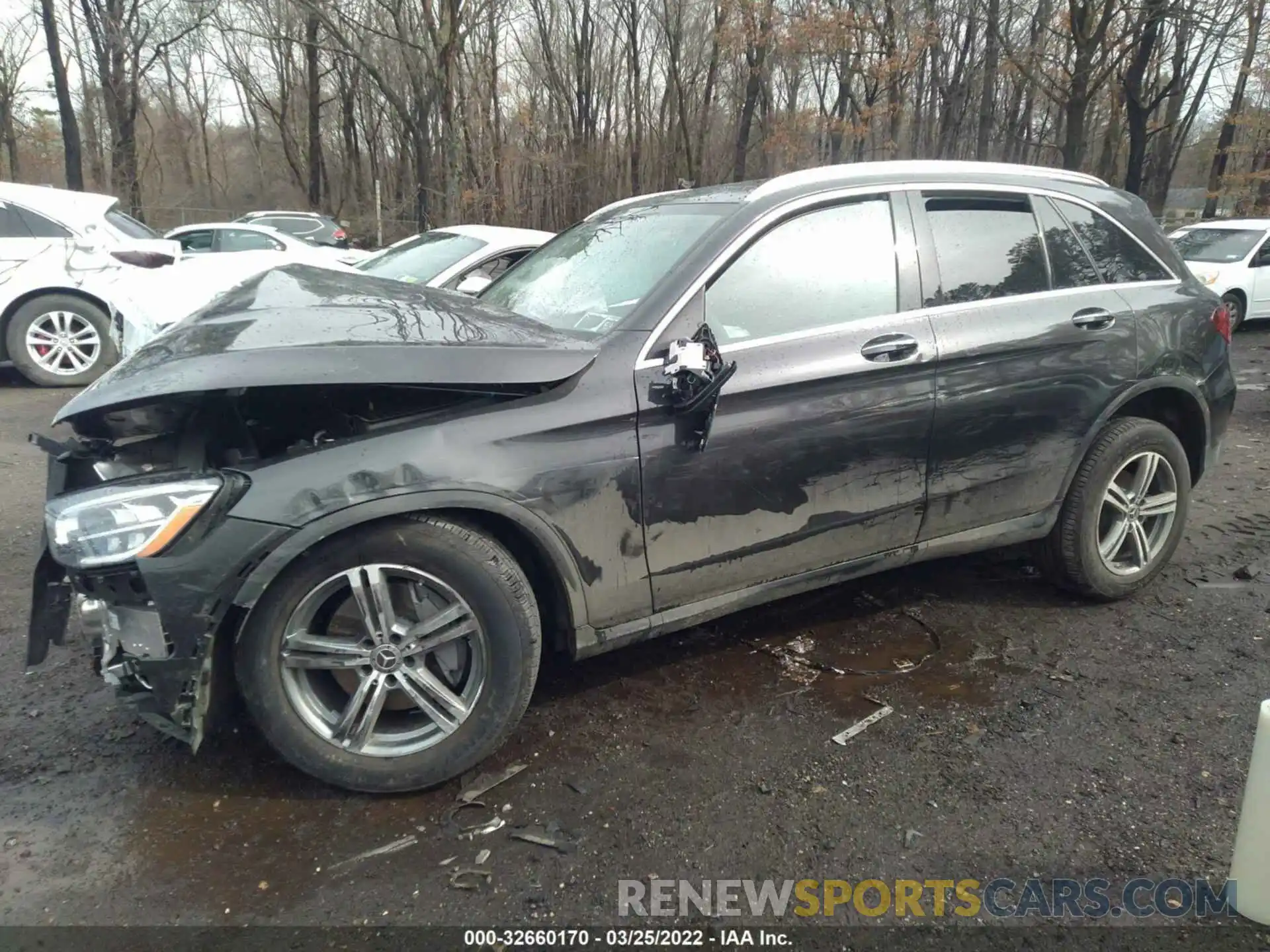 2 Photograph of a damaged car W1N0G8EBXMF987531 MERCEDES-BENZ GLC 2021