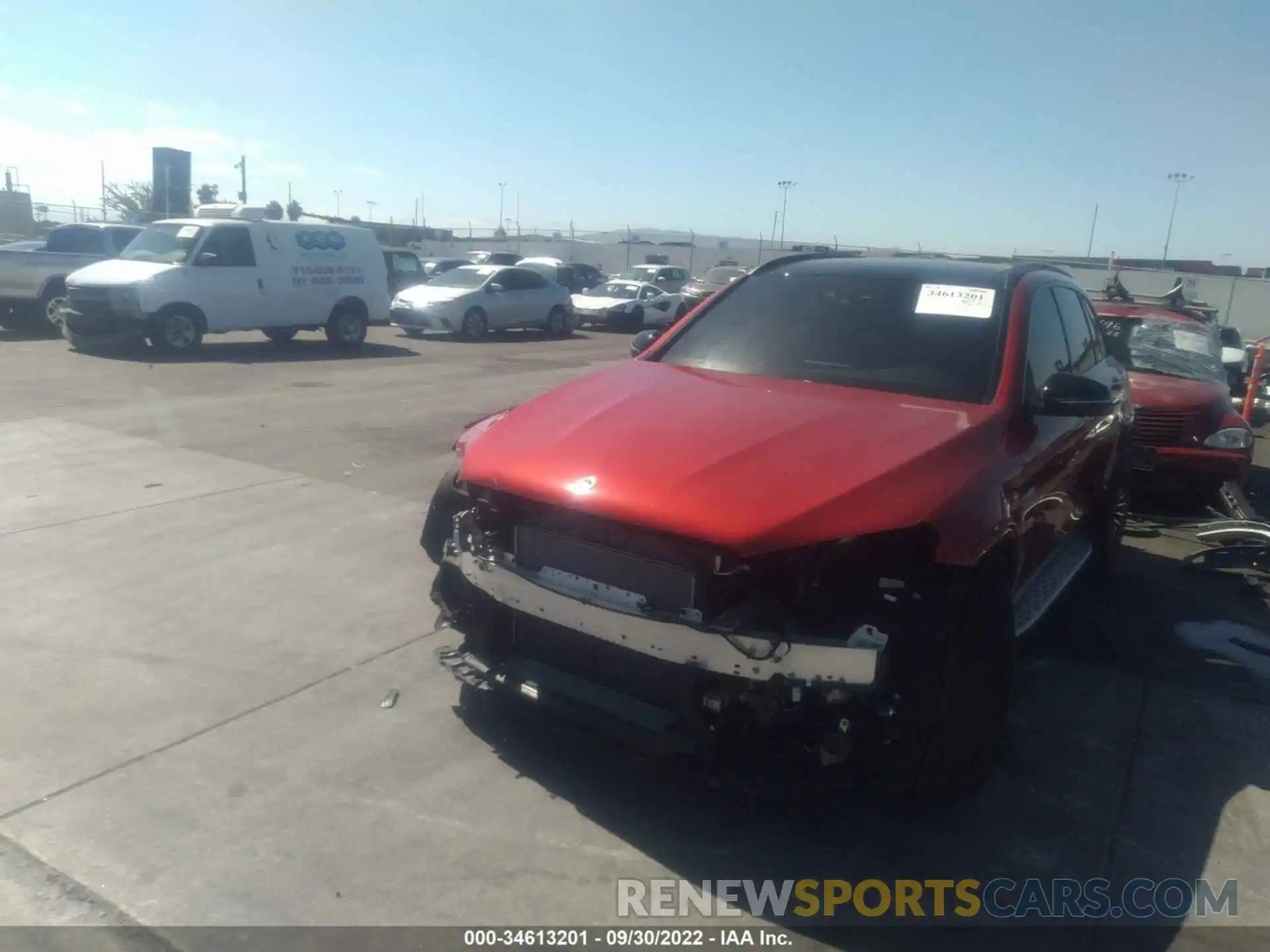 2 Photograph of a damaged car W1N0G8JB0MF979587 MERCEDES-BENZ GLC 2021