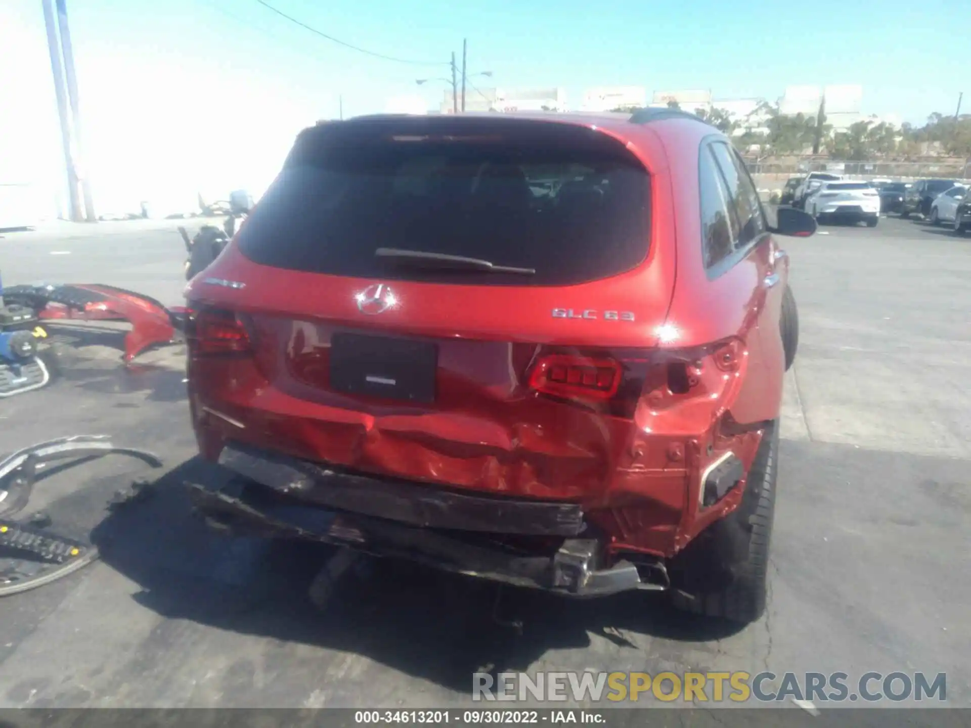 6 Photograph of a damaged car W1N0G8JB0MF979587 MERCEDES-BENZ GLC 2021