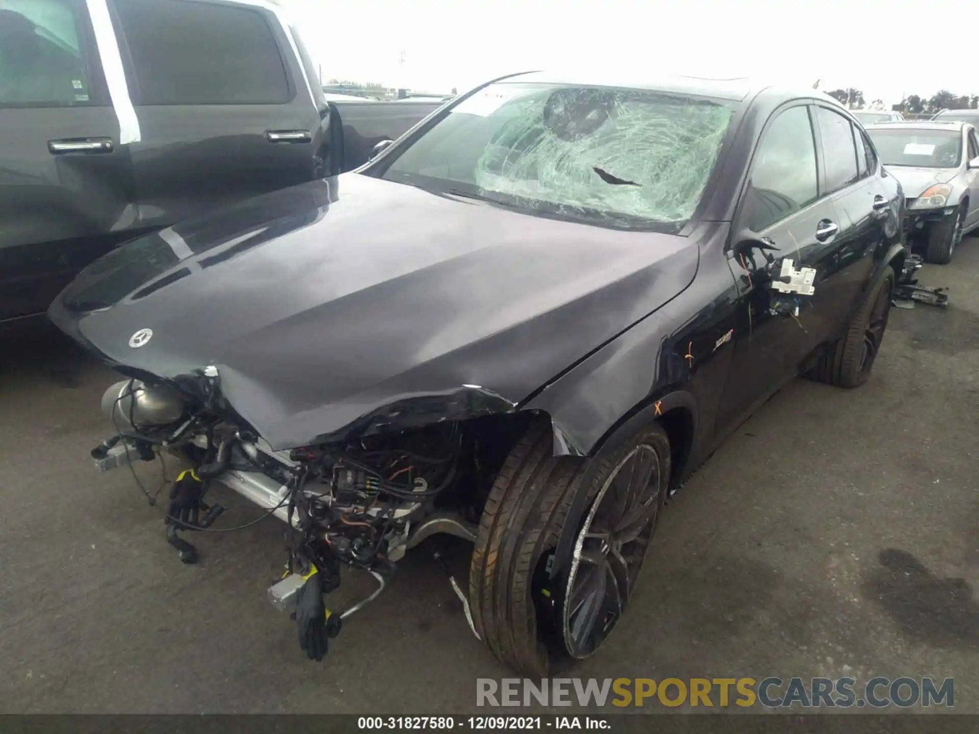 2 Photograph of a damaged car W1N0J6EB6MF970053 MERCEDES-BENZ GLC 2021