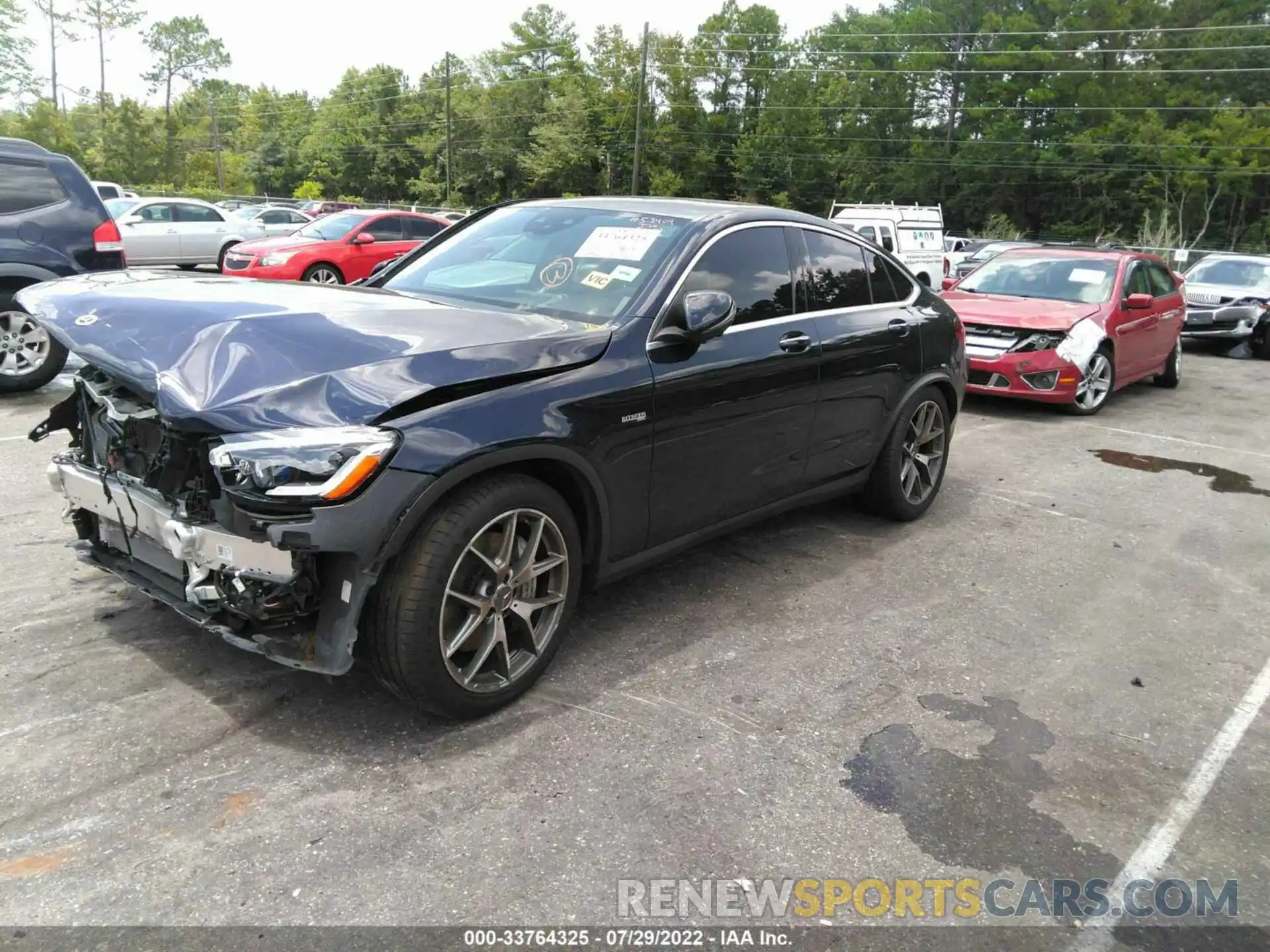 2 Photograph of a damaged car W1N0J6EB8MF896280 MERCEDES-BENZ GLC 2021