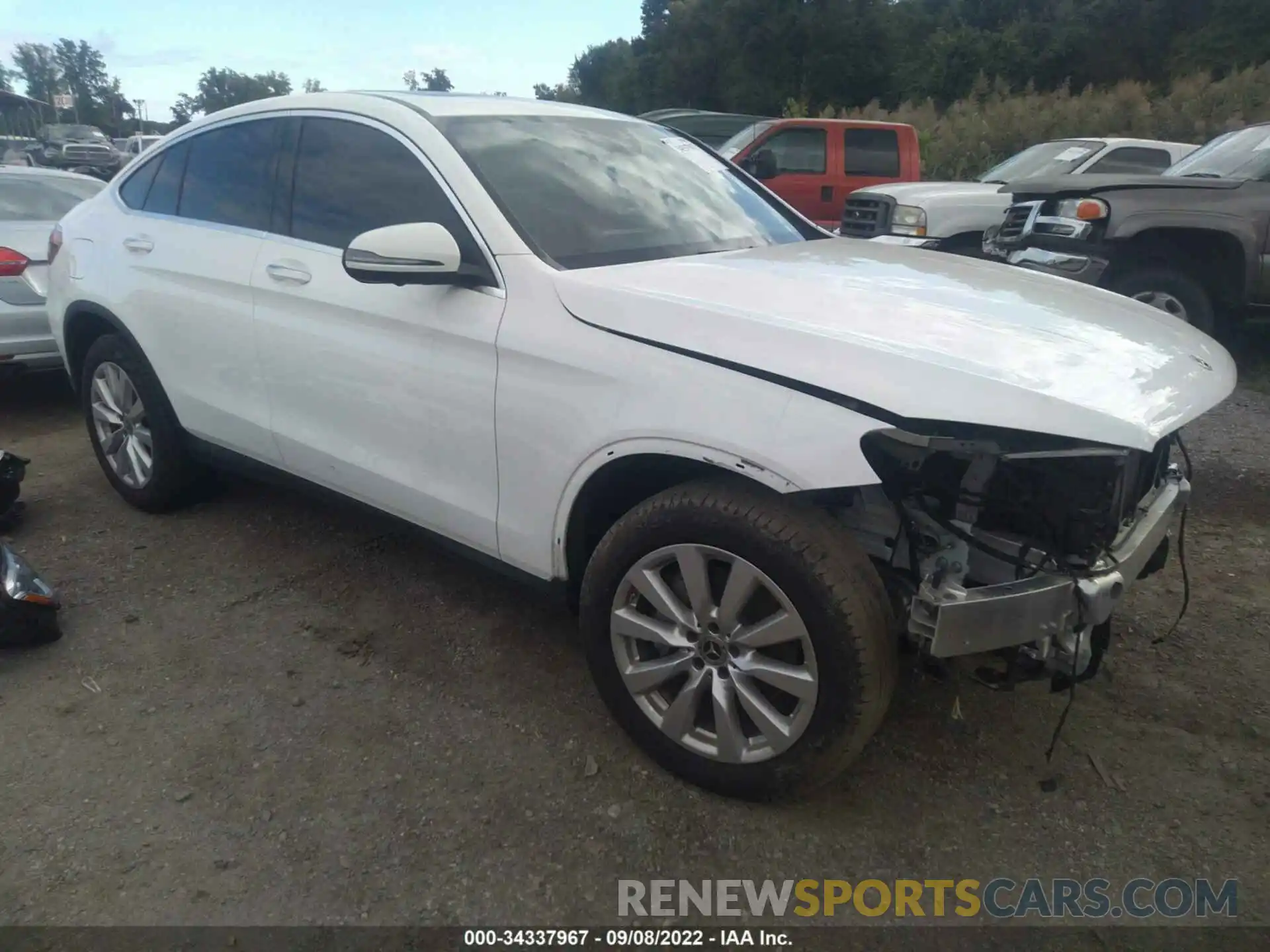 1 Photograph of a damaged car W1N0J8EB0MF914492 MERCEDES-BENZ GLC 2021