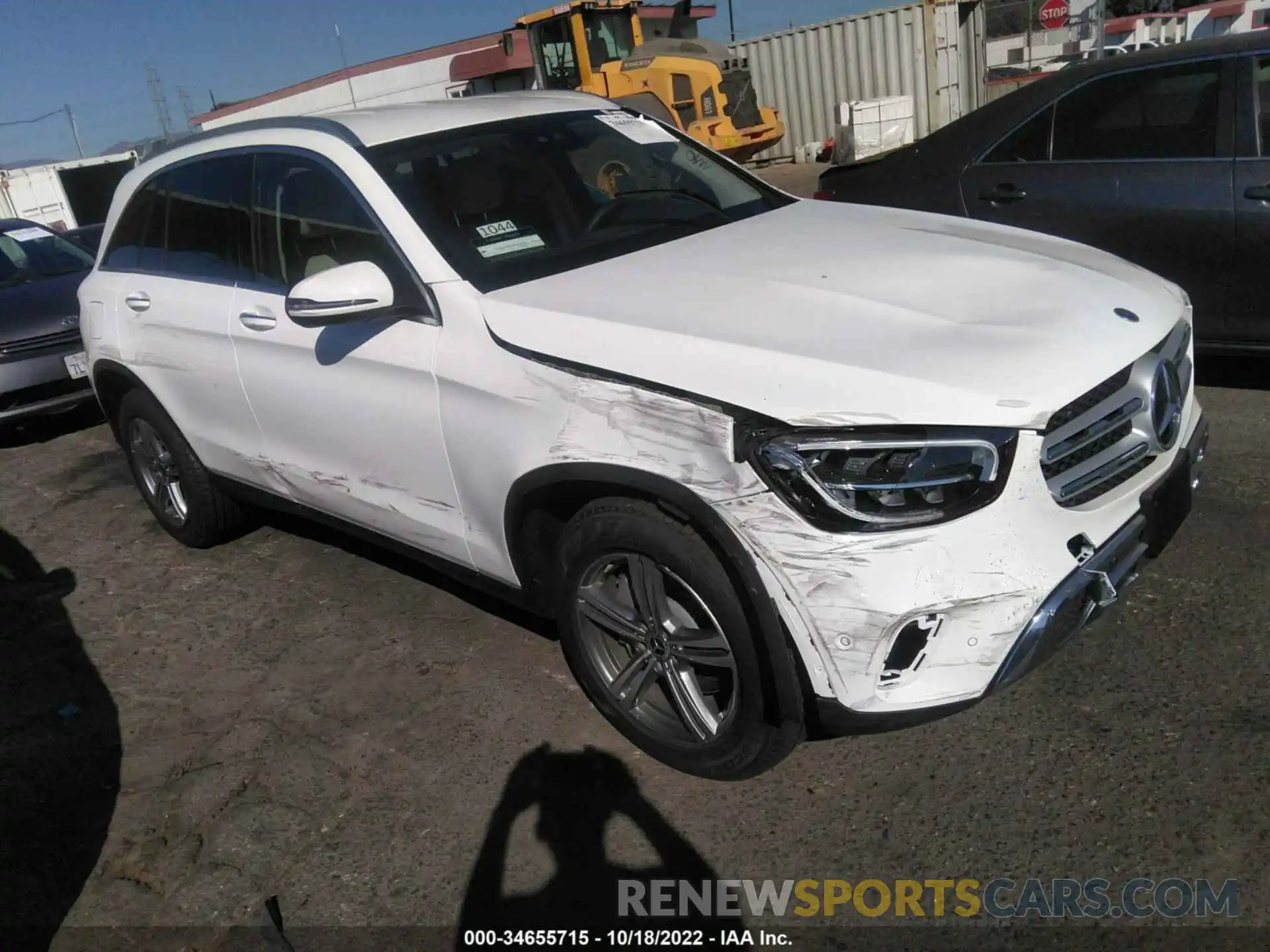 1 Photograph of a damaged car W1N0G8DB0NV371863 MERCEDES-BENZ GLC 2022