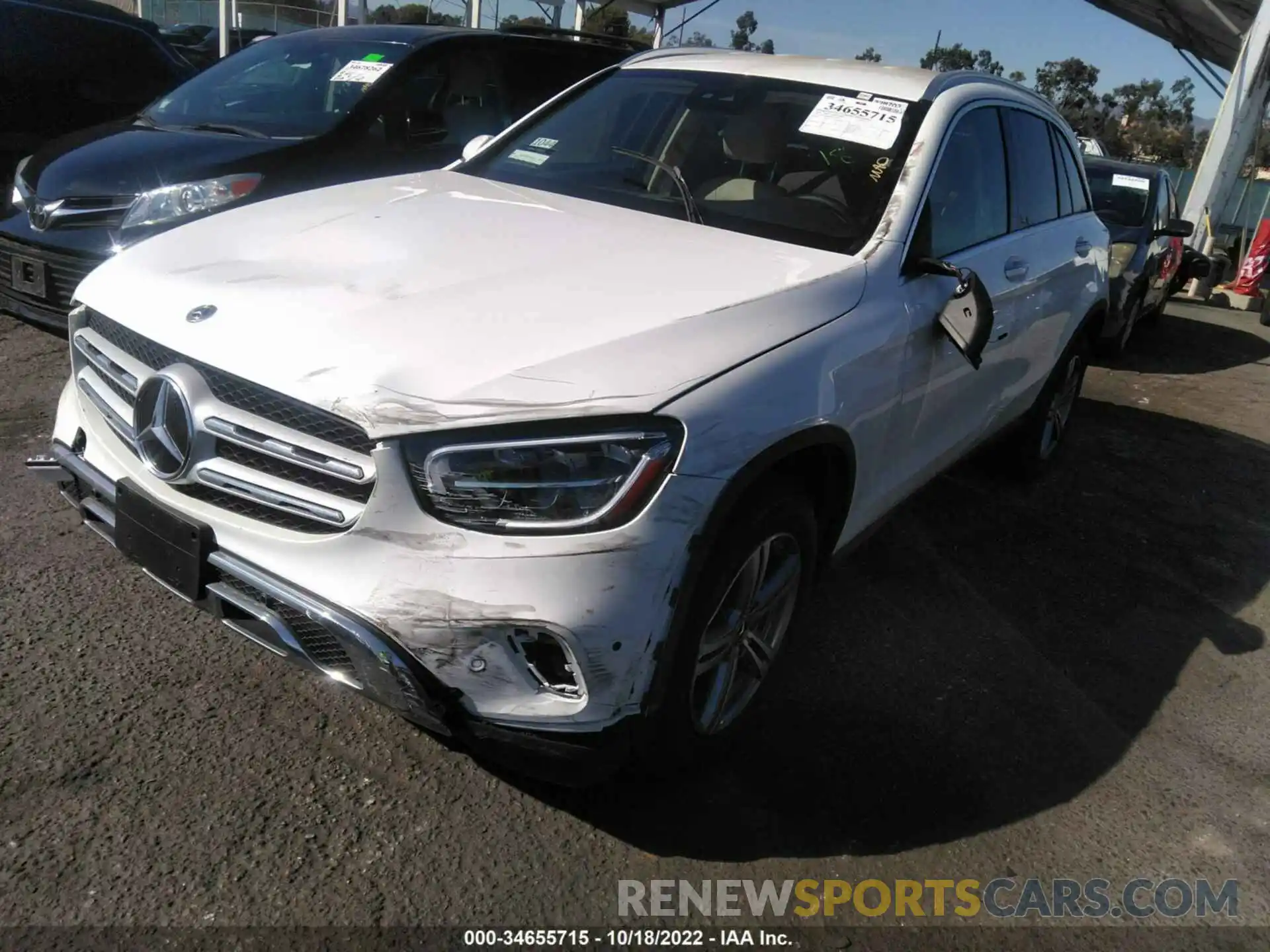 6 Photograph of a damaged car W1N0G8DB0NV371863 MERCEDES-BENZ GLC 2022