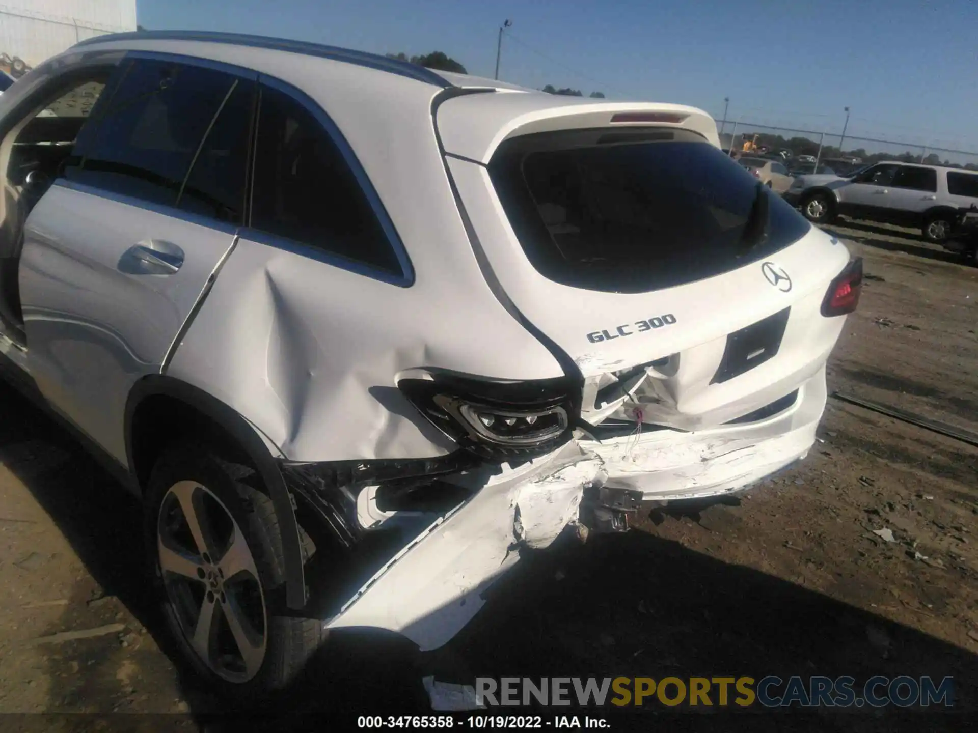 6 Photograph of a damaged car W1N0G8EB3NV336748 MERCEDES-BENZ GLC 2022