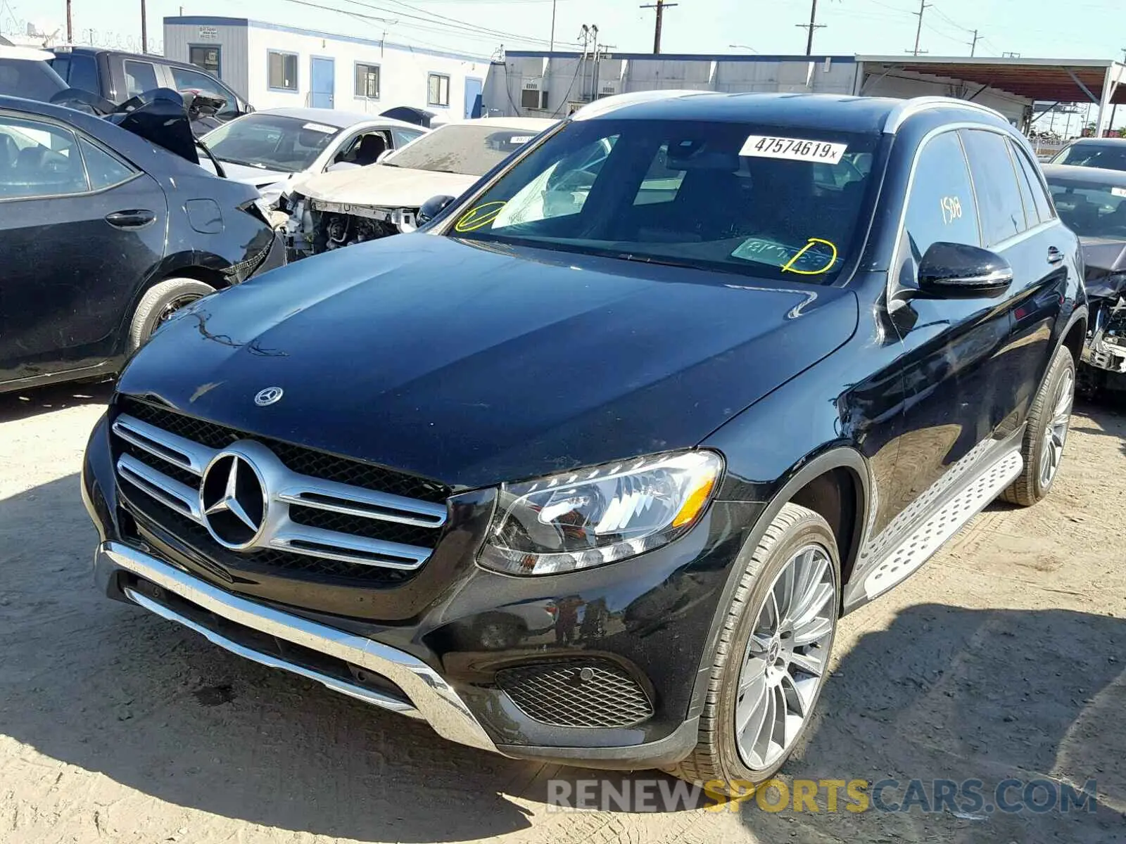 2 Photograph of a damaged car WDC0G4JB0KV191471 MERCEDES-BENZ GLC 300 2019