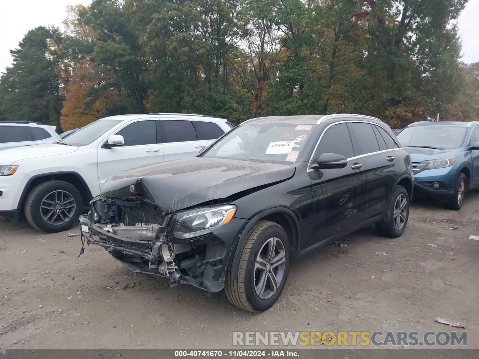 2 Photograph of a damaged car WDC0G4JB1KV161461 MERCEDES-BENZ GLC 300 2019