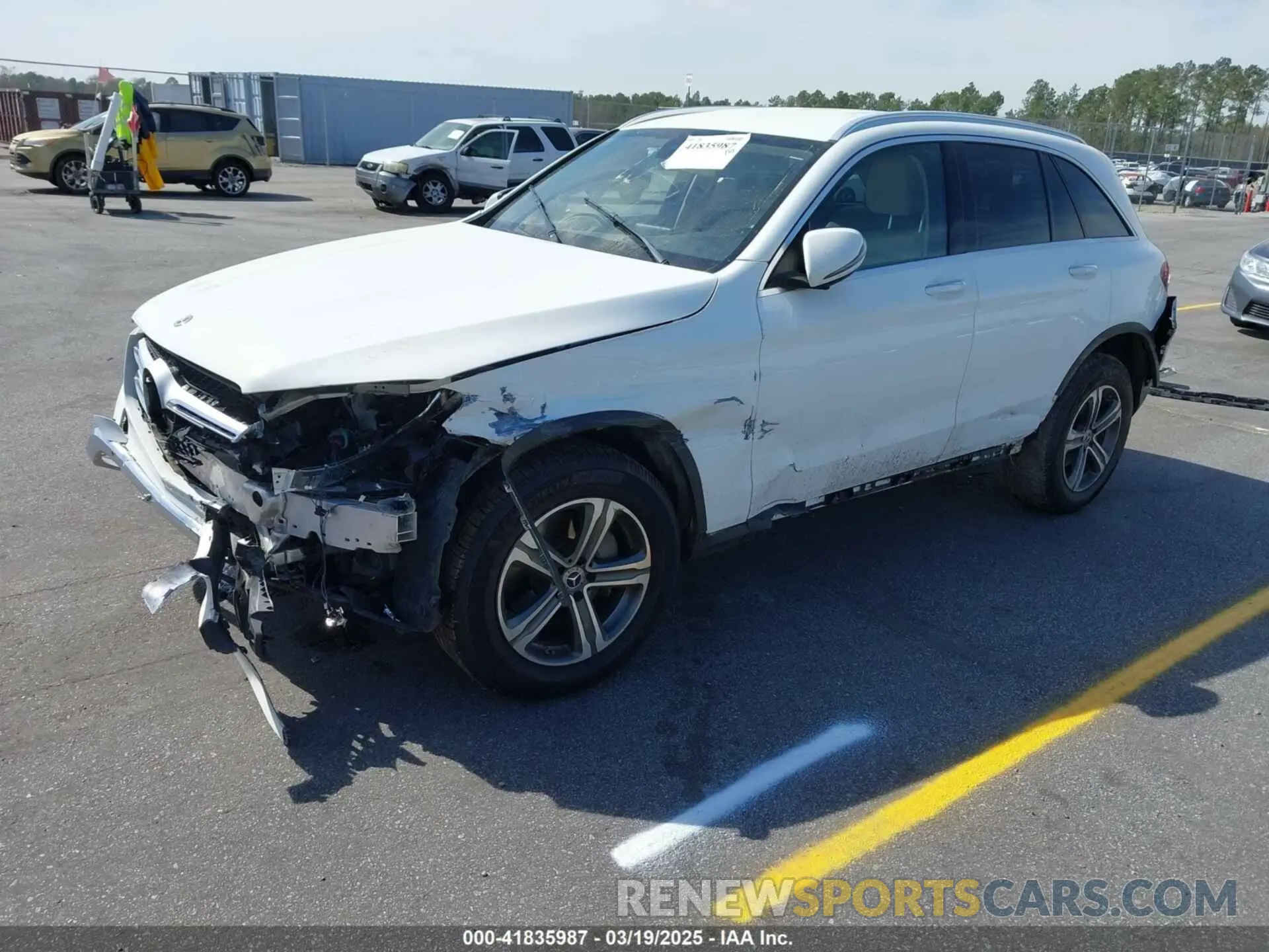 2 Photograph of a damaged car WDC0G4JB3KV150851 MERCEDES-BENZ GLC 300 2019