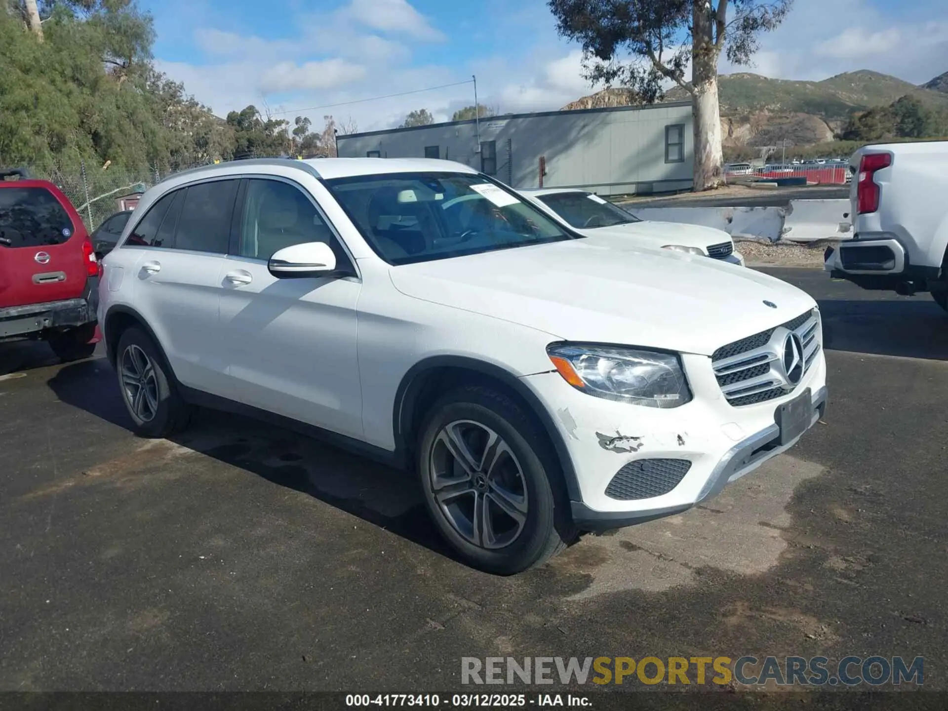 1 Photograph of a damaged car WDC0G4JB4KV149868 MERCEDES-BENZ GLC 300 2019