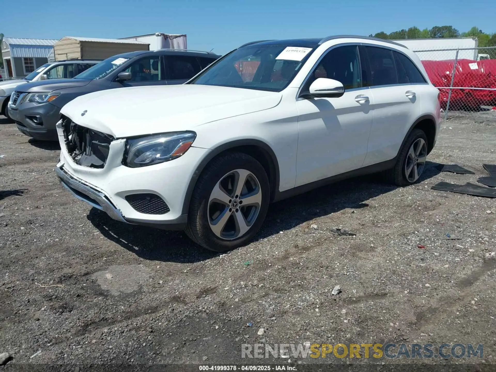 2 Photograph of a damaged car WDC0G4JB8KF594043 MERCEDES-BENZ GLC 300 2019