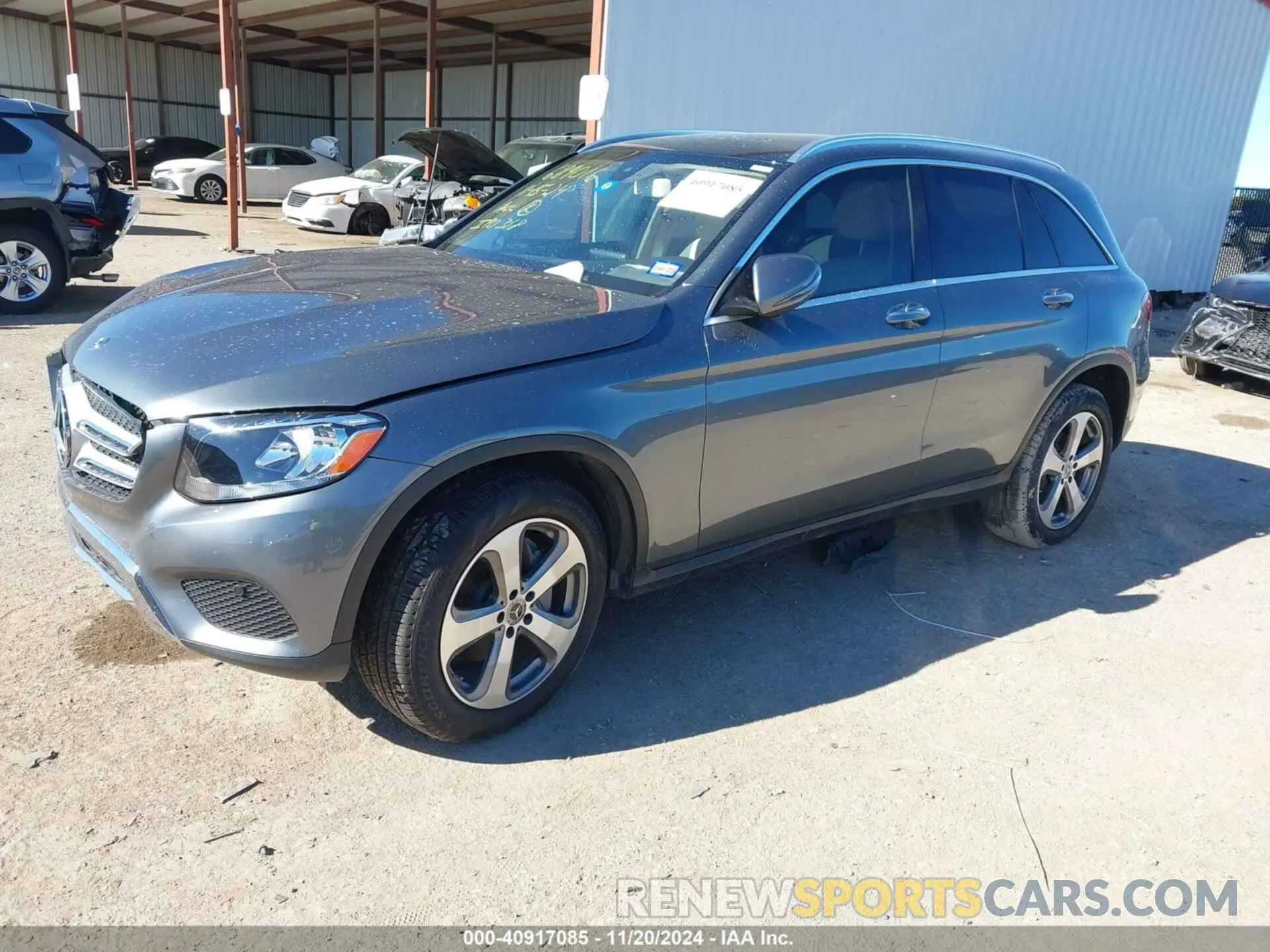 2 Photograph of a damaged car WDC0G4JB9KV160445 MERCEDES-BENZ GLC 300 2019