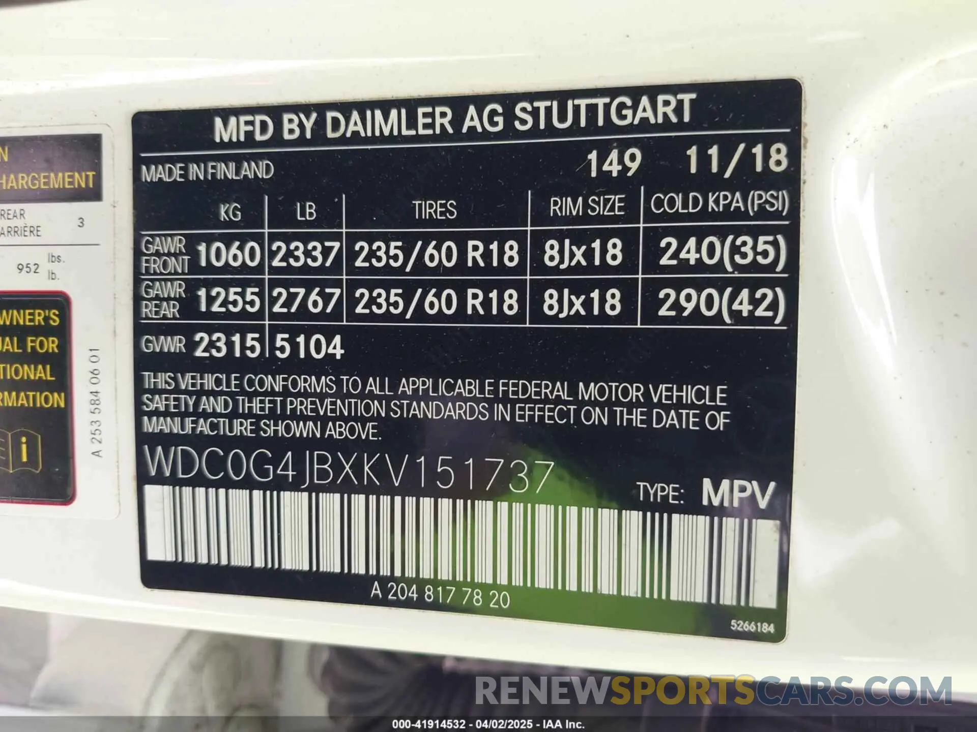 9 Photograph of a damaged car WDC0G4JBXKV151737 MERCEDES-BENZ GLC 300 2019