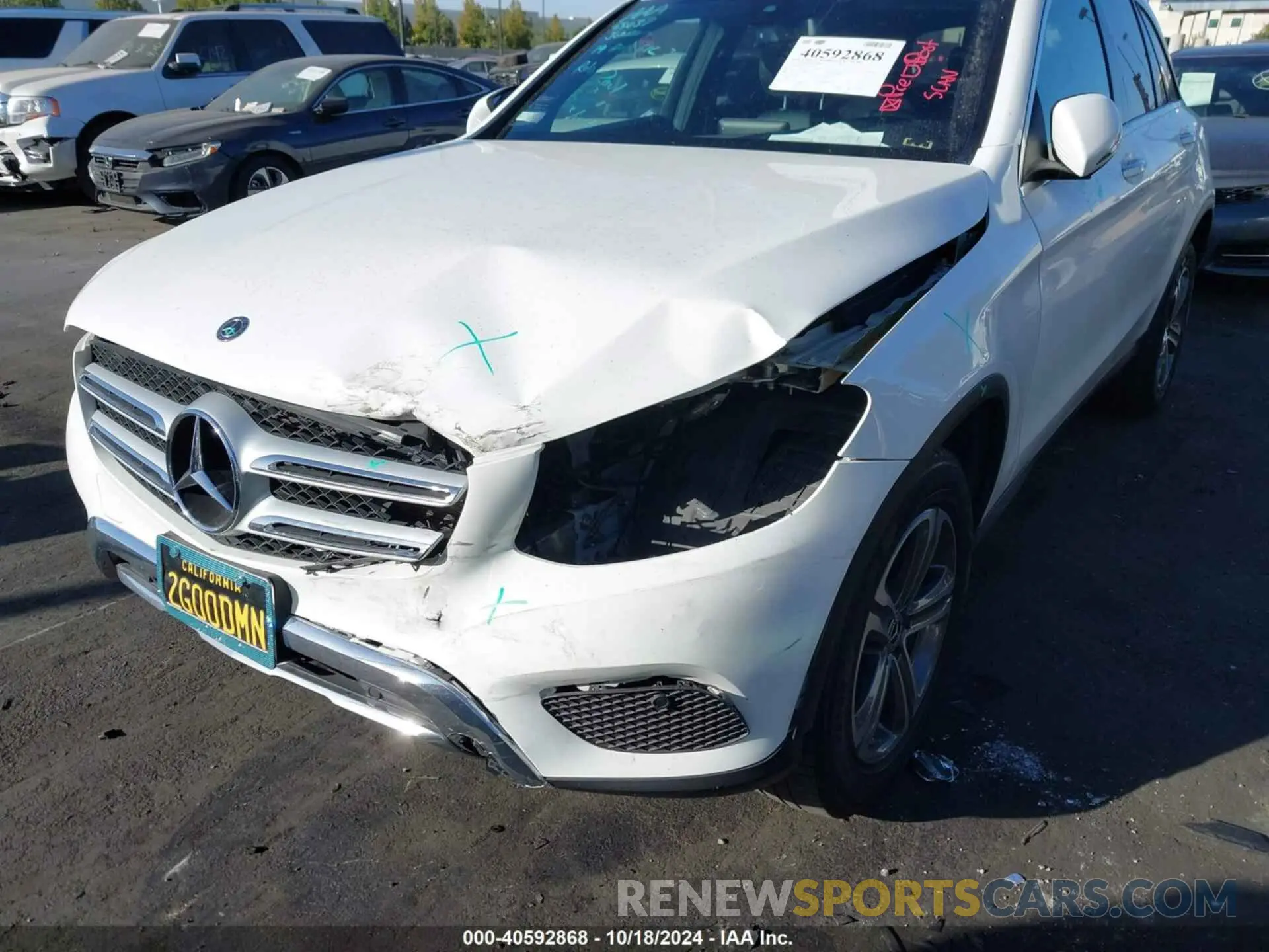 6 Photograph of a damaged car WDC0G4JBXKV170756 MERCEDES-BENZ GLC 300 2019