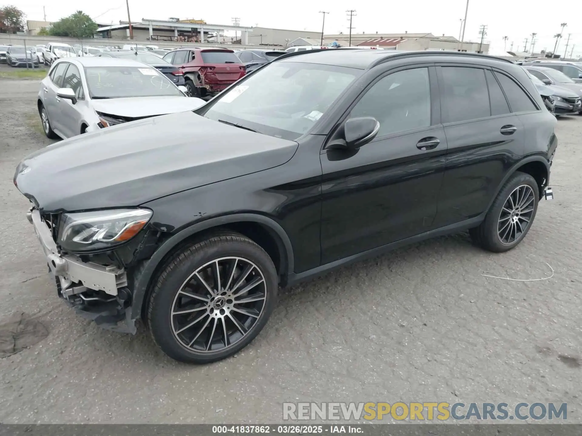 2 Photograph of a damaged car WDC0G4JBXKV179604 MERCEDES-BENZ GLC 300 2019