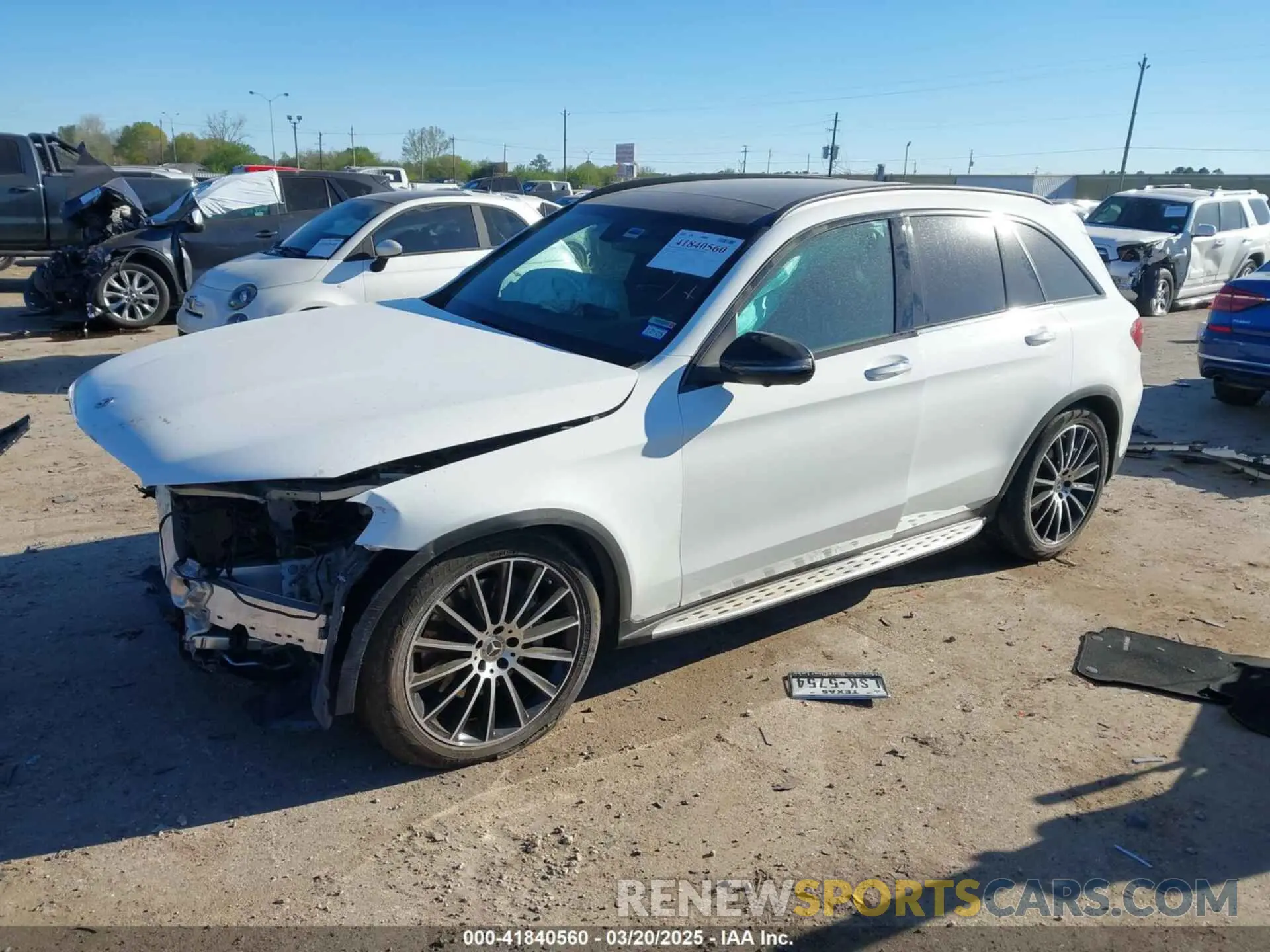 2 Photograph of a damaged car WDC0G4KB1KV151611 MERCEDES-BENZ GLC 300 2019