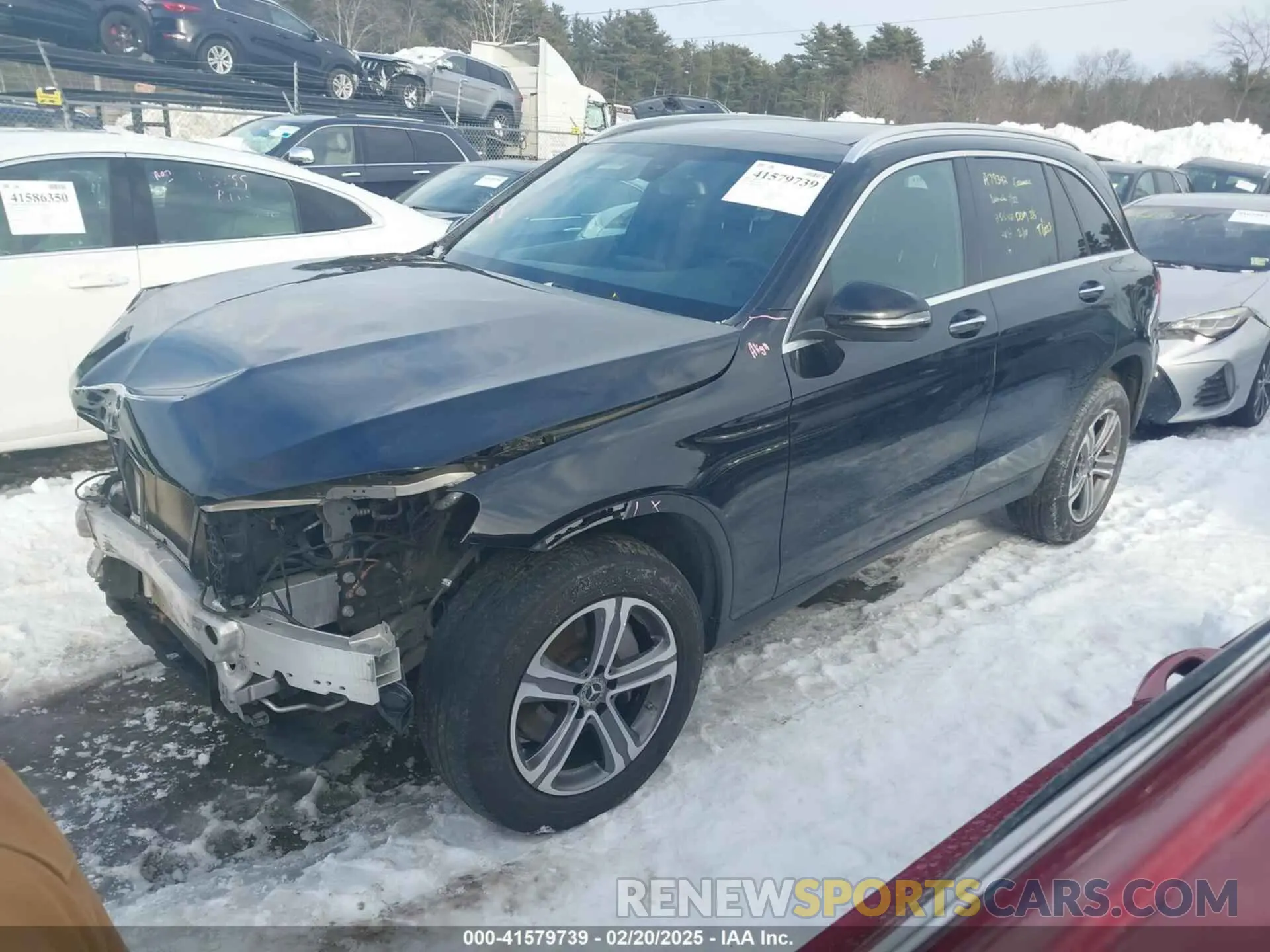 2 Photograph of a damaged car WDC0G4KB2KF659032 MERCEDES-BENZ GLC 300 2019