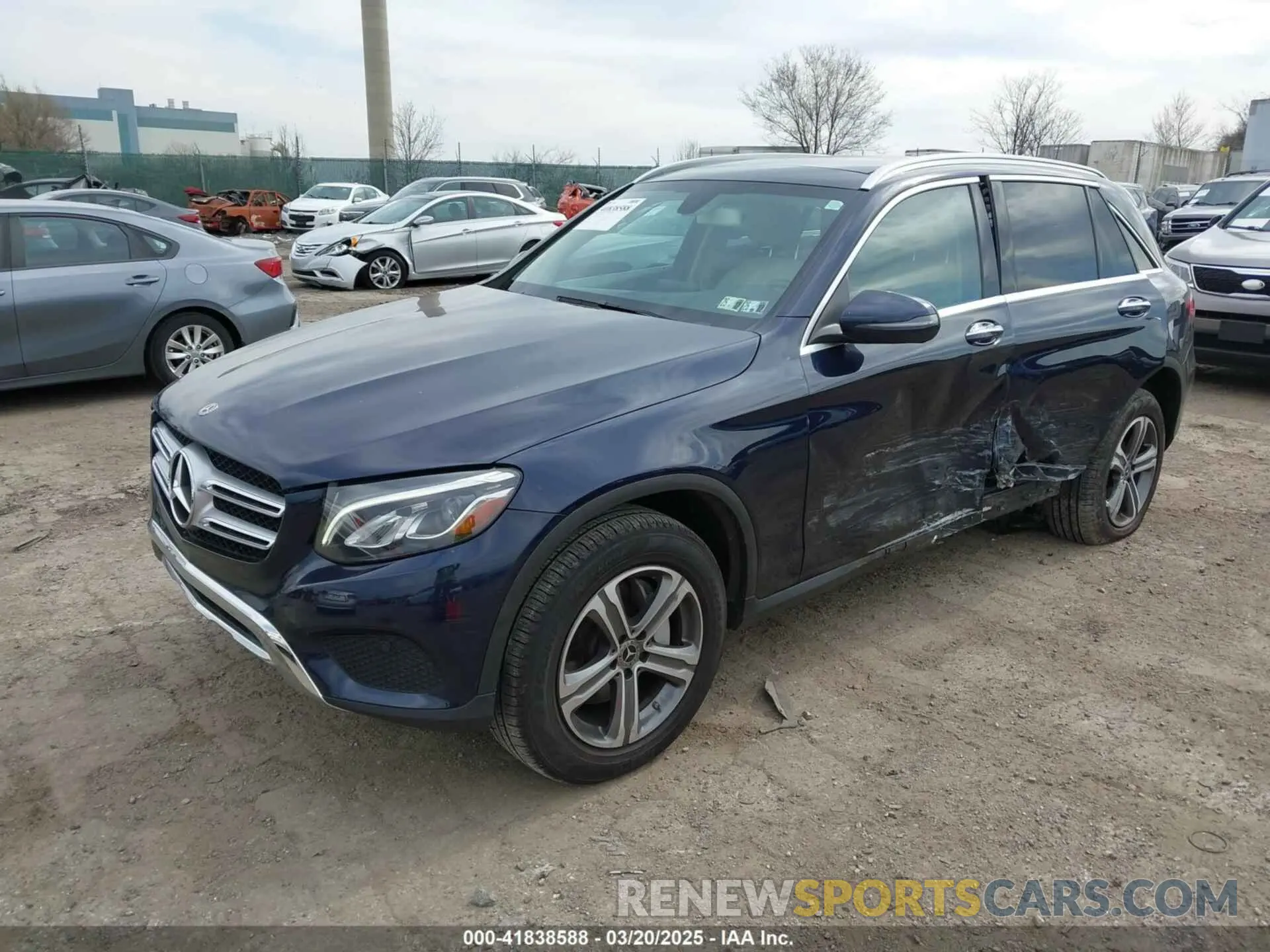2 Photograph of a damaged car WDC0G4KB3KV117959 MERCEDES-BENZ GLC 300 2019