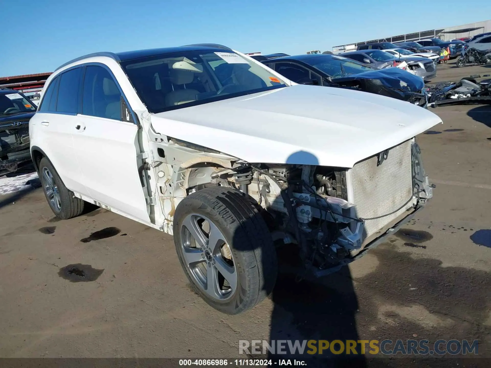1 Photograph of a damaged car WDC0G4KB4KV167768 MERCEDES-BENZ GLC 300 2019