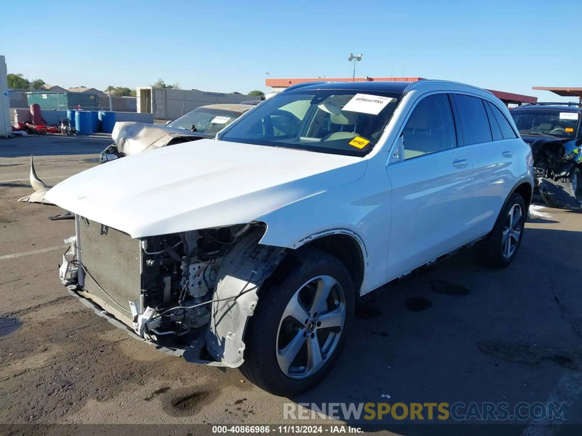 2 Photograph of a damaged car WDC0G4KB4KV167768 MERCEDES-BENZ GLC 300 2019