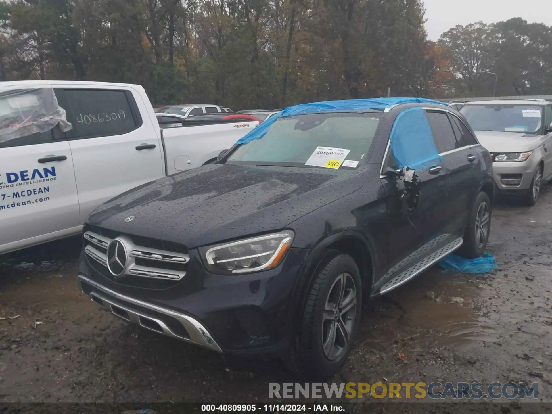2 Photograph of a damaged car W1N0G8DB3LF778678 MERCEDES-BENZ GLC 300 2020