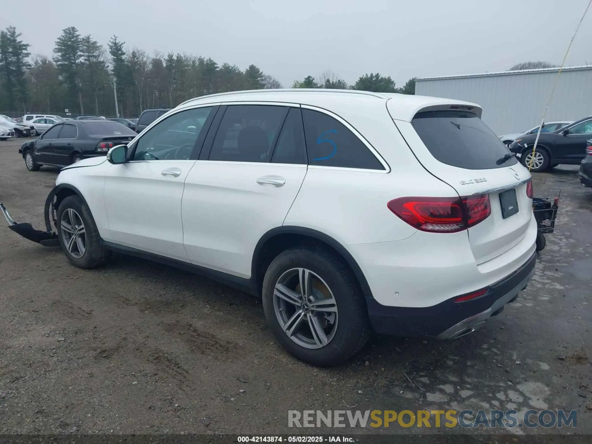 3 Photograph of a damaged car W1N0G8EB3LF850722 MERCEDES-BENZ GLC 300 2020