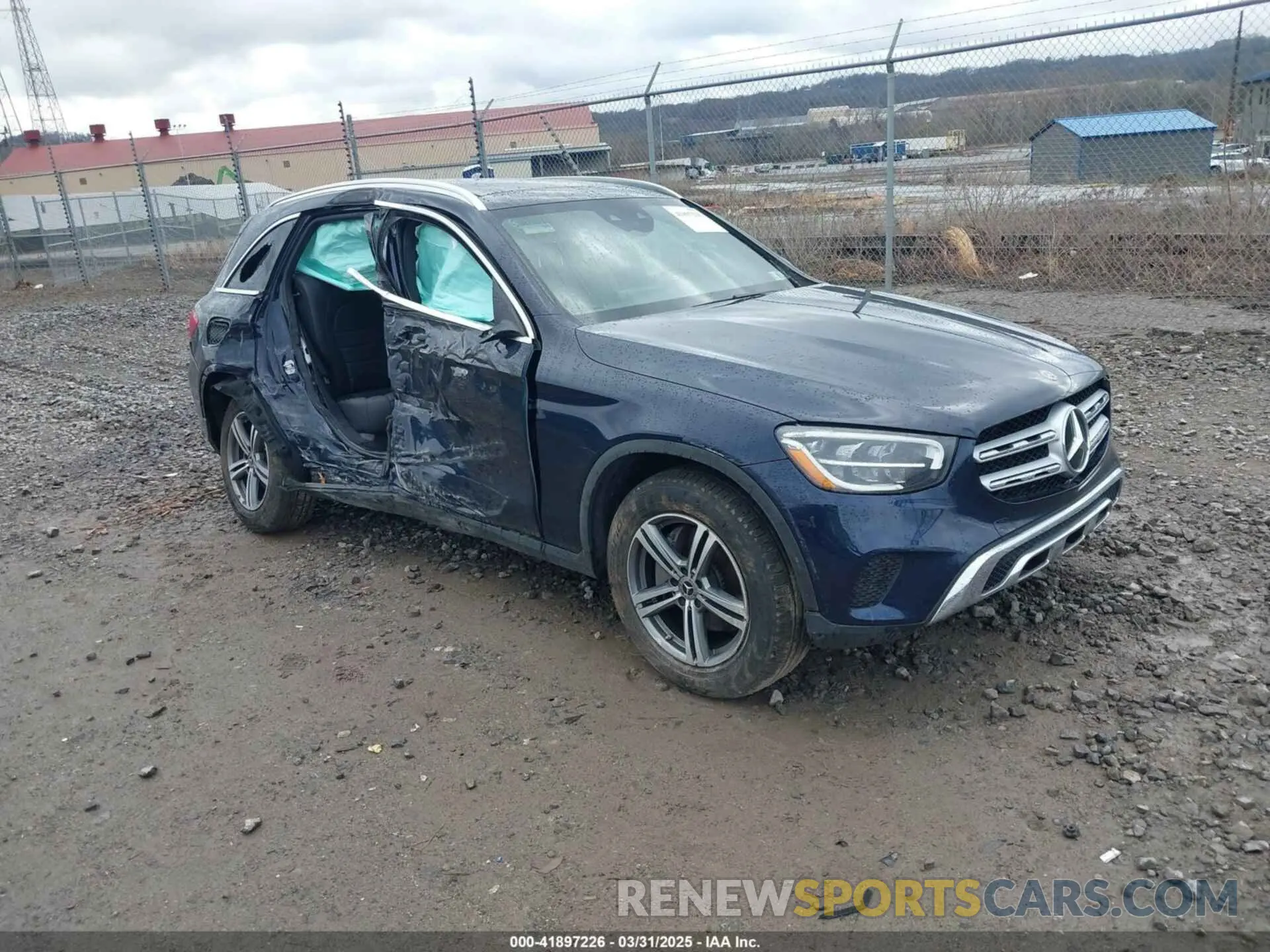 1 Photograph of a damaged car W1N0G8EBXLF774643 MERCEDES-BENZ GLC 300 2020