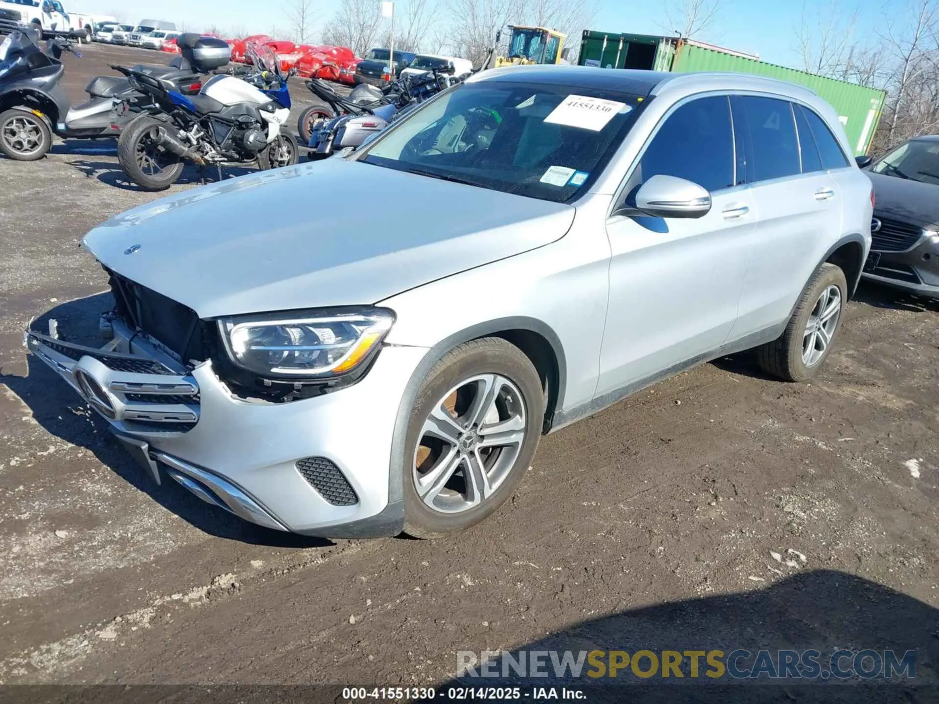 2 Photograph of a damaged car WDC0G8EB5LF735122 MERCEDES-BENZ GLC 300 2020