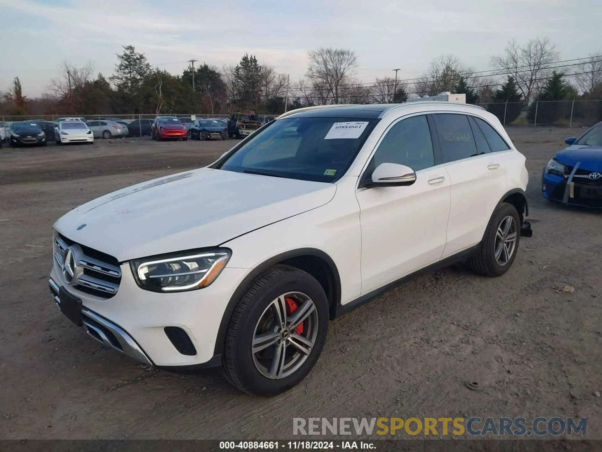 2 Photograph of a damaged car WDC0G8EB7LF716717 MERCEDES-BENZ GLC 300 2020