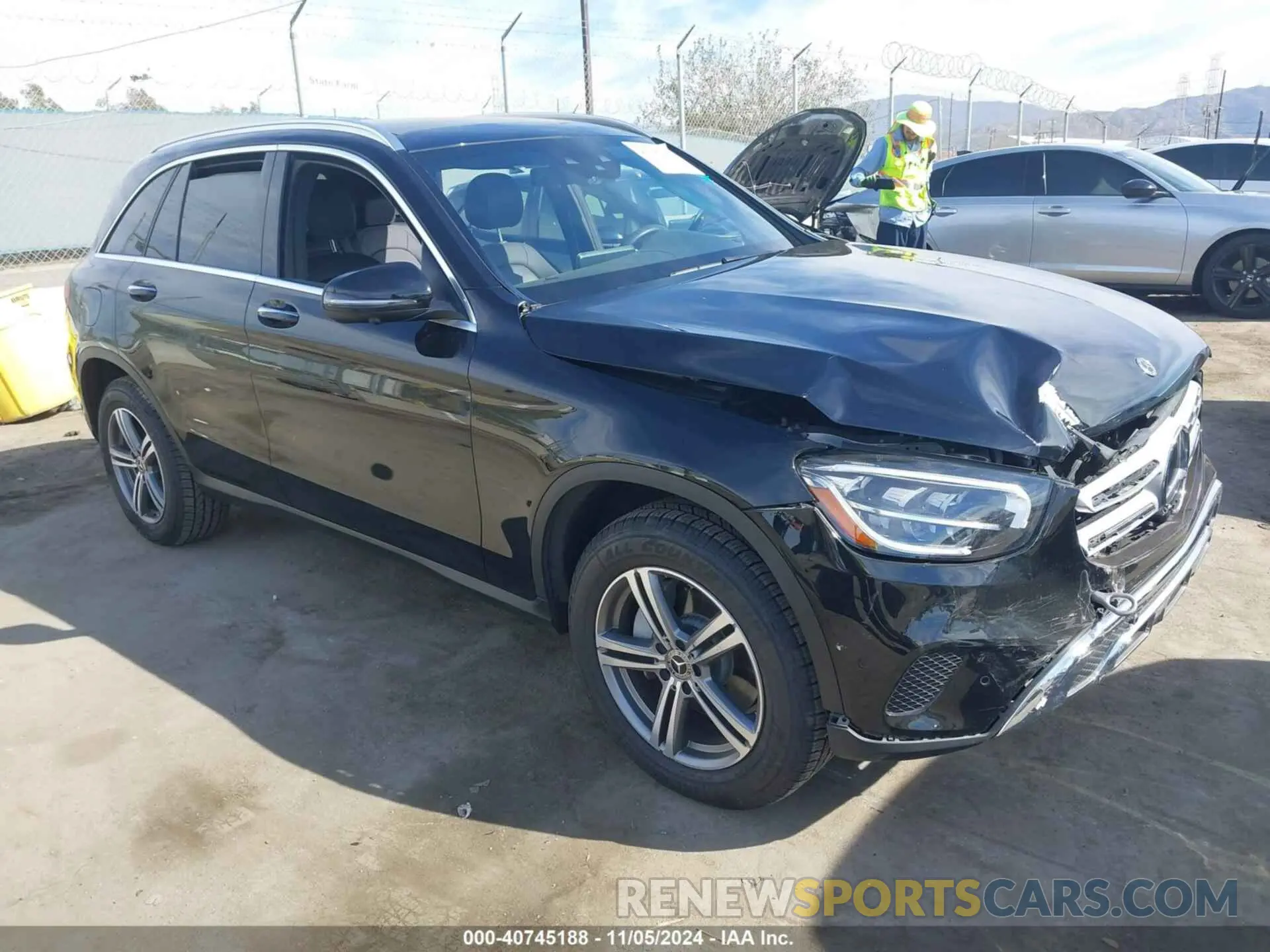 1 Photograph of a damaged car WDC0G8EB8LF755106 MERCEDES-BENZ GLC 300 2020
