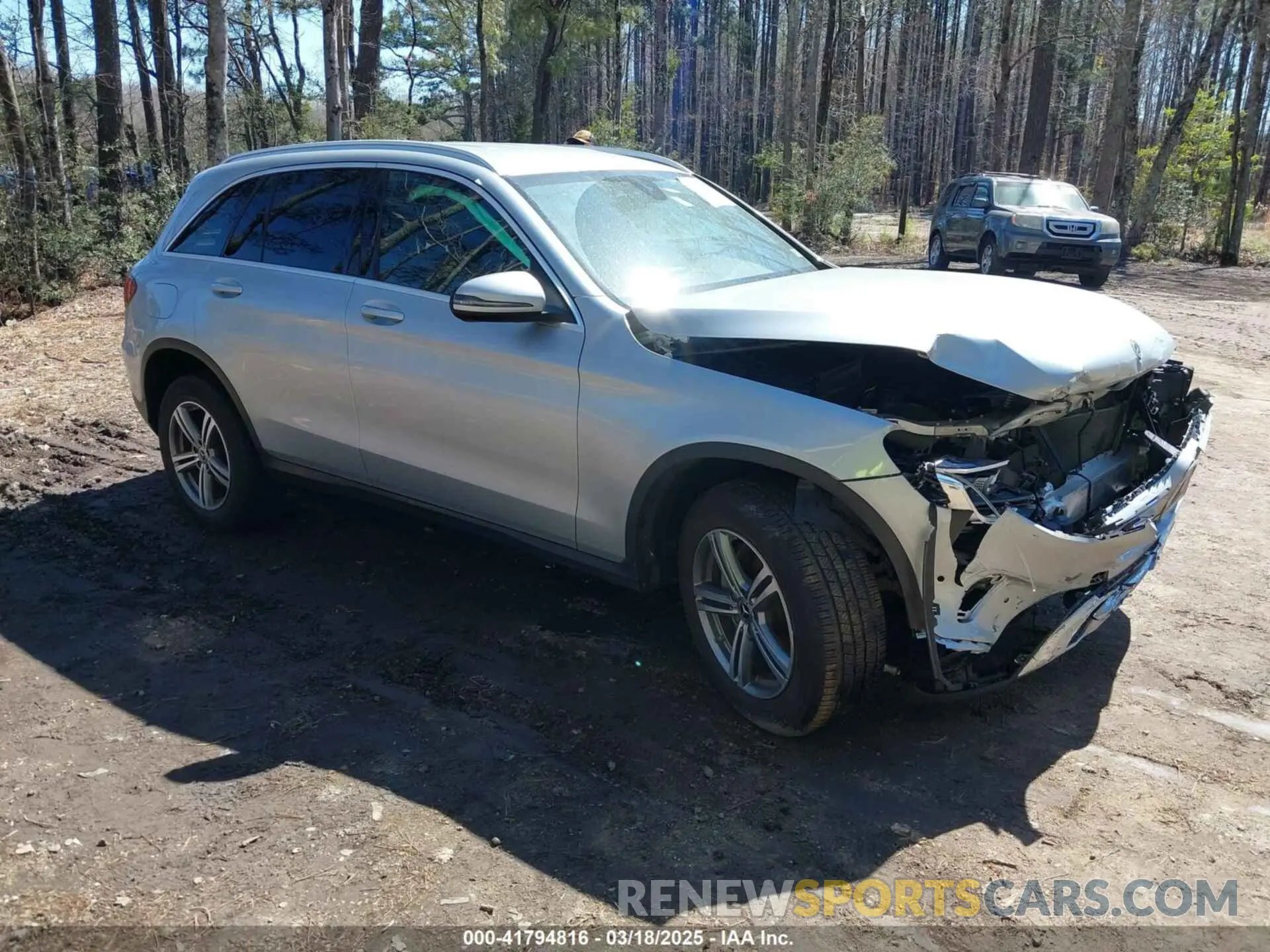 1 Photograph of a damaged car W1N0G8DB0MF912936 MERCEDES-BENZ GLC 300 2021