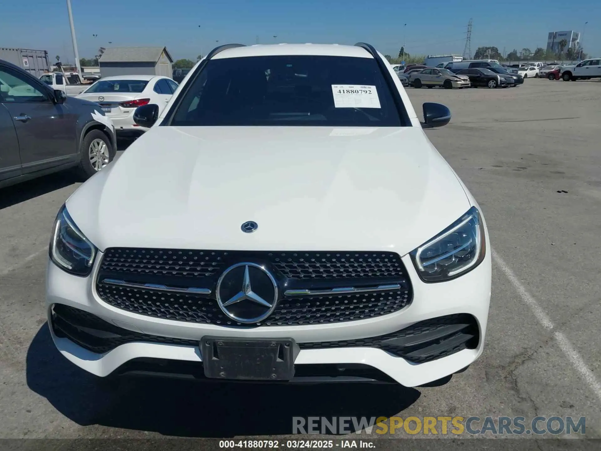 12 Photograph of a damaged car W1N0G8DB1MV306535 MERCEDES-BENZ GLC 300 2021