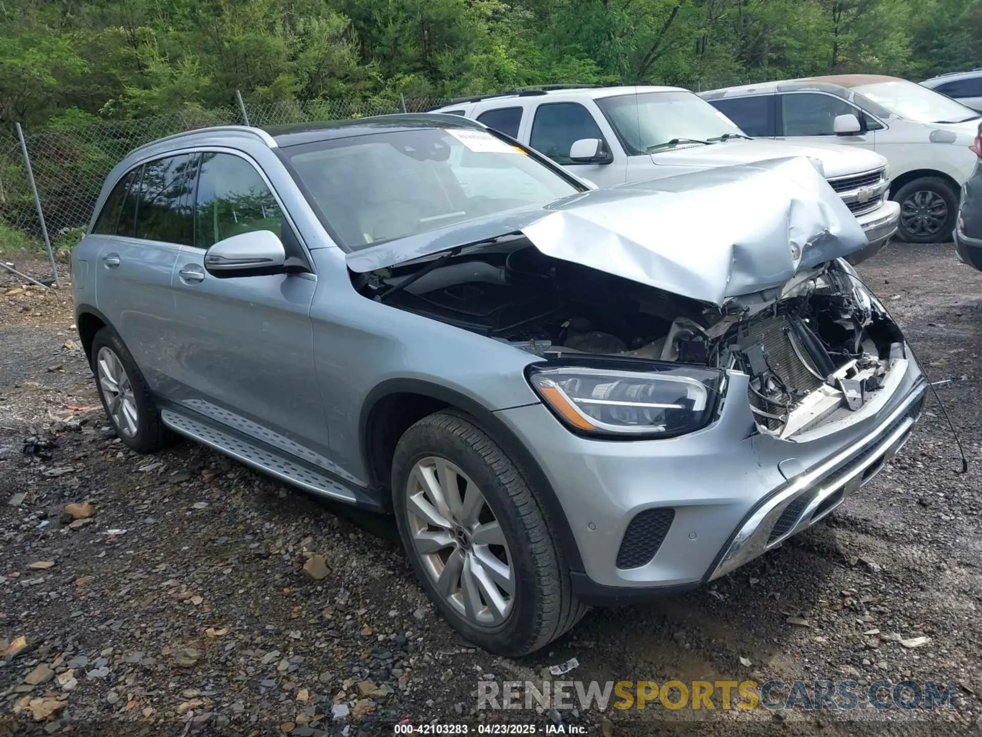 1 Photograph of a damaged car W1N0G8DB3MF951309 MERCEDES-BENZ GLC 300 2021
